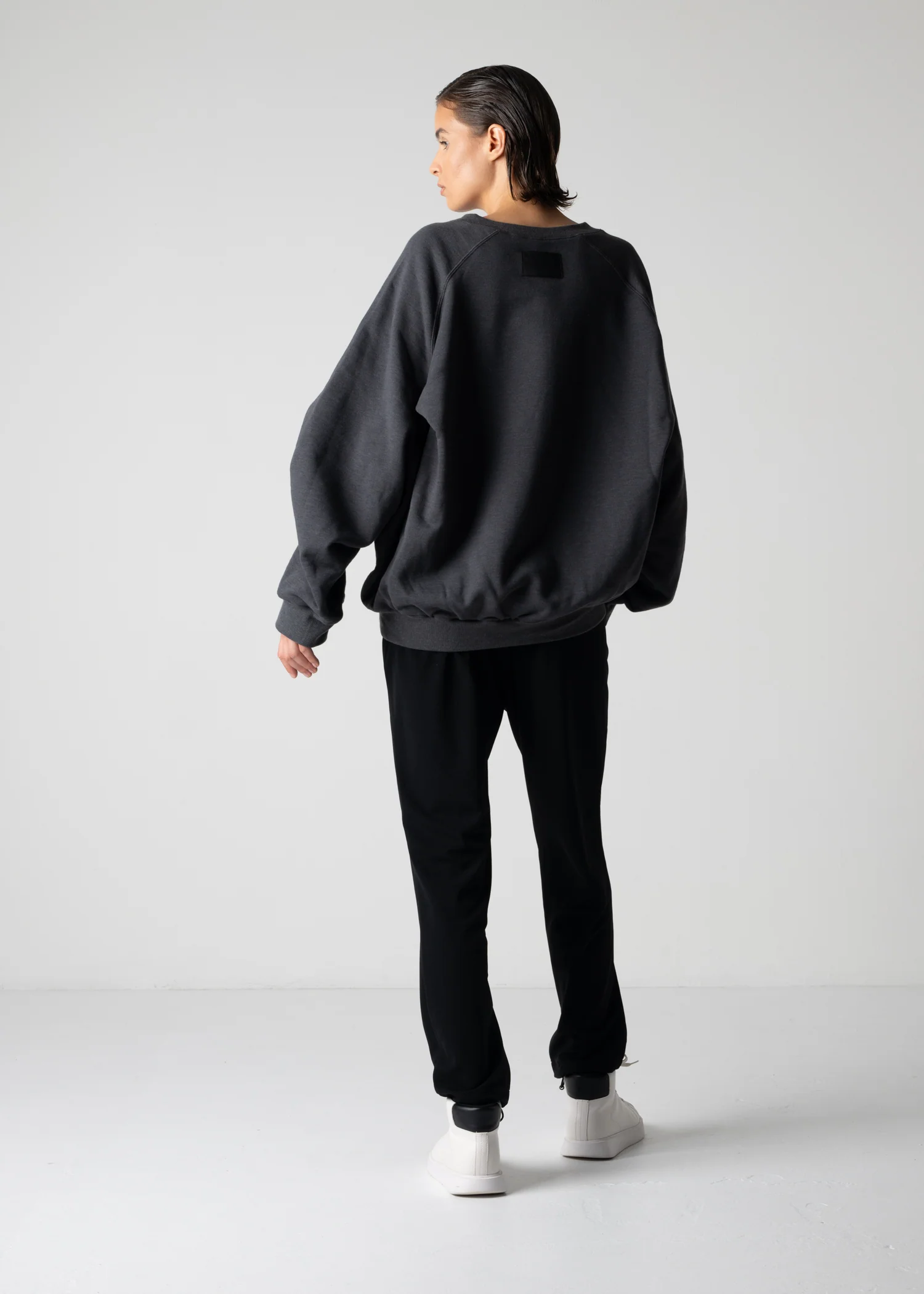 18 LEILA WIDE CUFF SWEAT SHIRT / HEAVY TERRY - C12 - Image 6