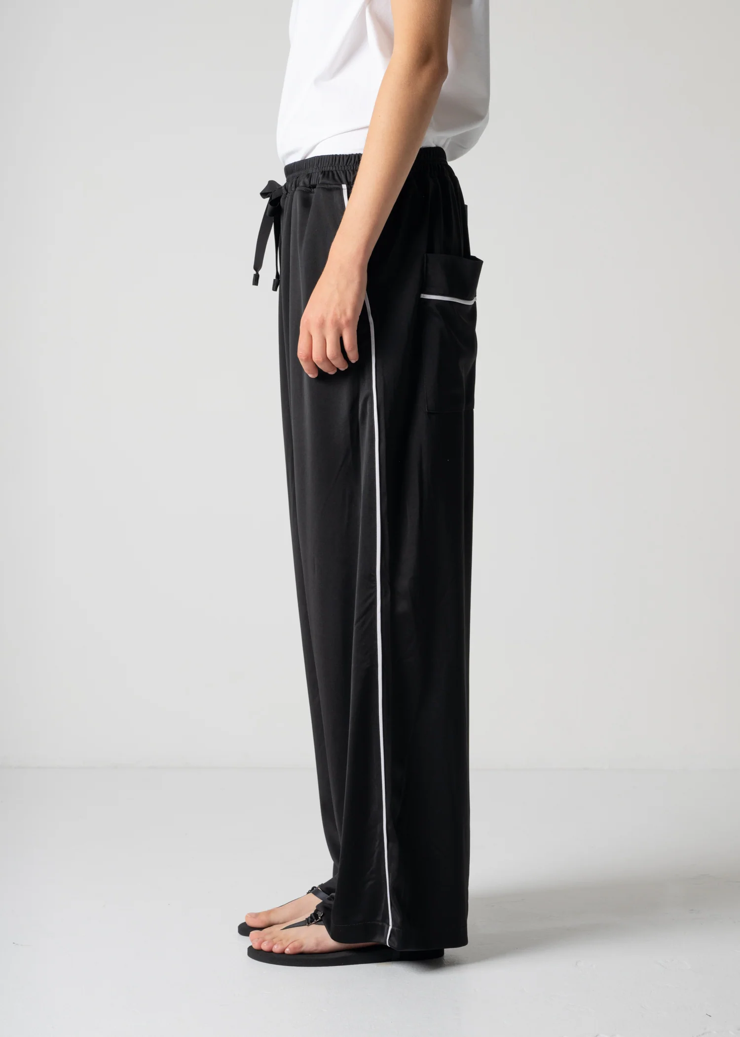 20 LEONA JOG TROUSERS / FLUID SATIN SMOOTH - C12 - Image 13