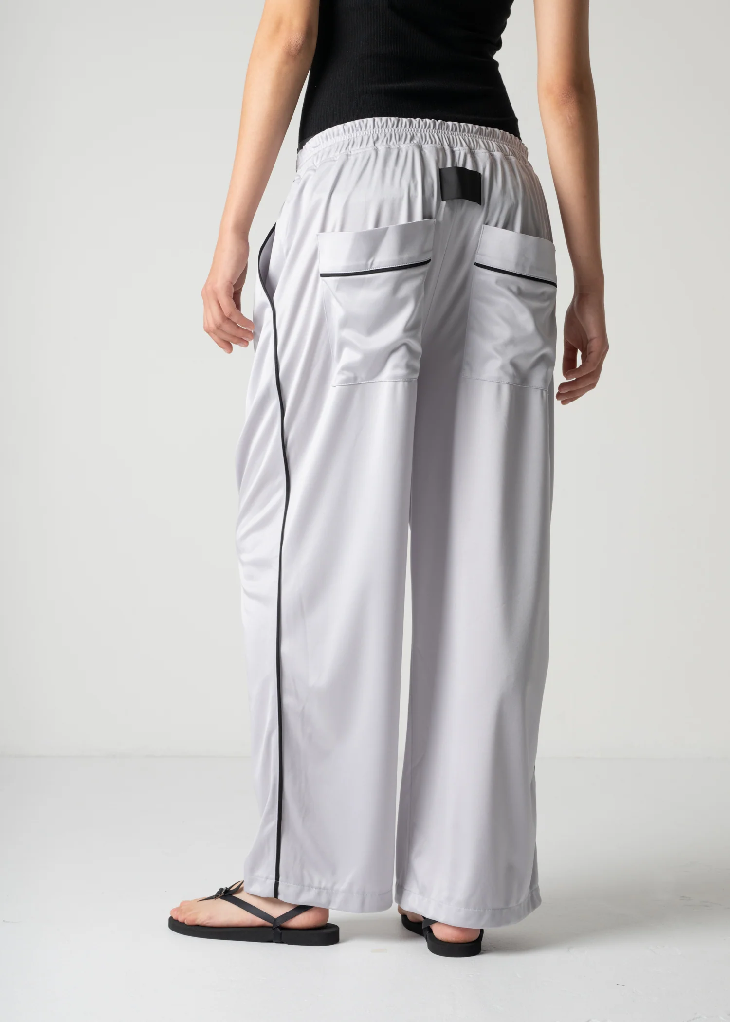 20 LEONA JOG TROUSERS / FLUID SATIN SMOOTH - C12 - Image 6