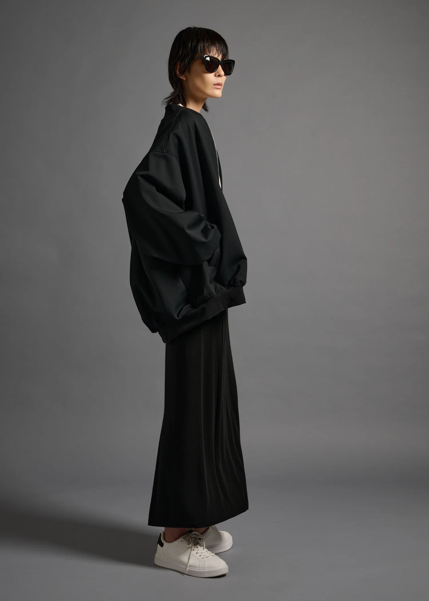 08 LESLIE OVERSIZED BLOUSON / DOUBLE FACE SUITING - C13 - Image 3