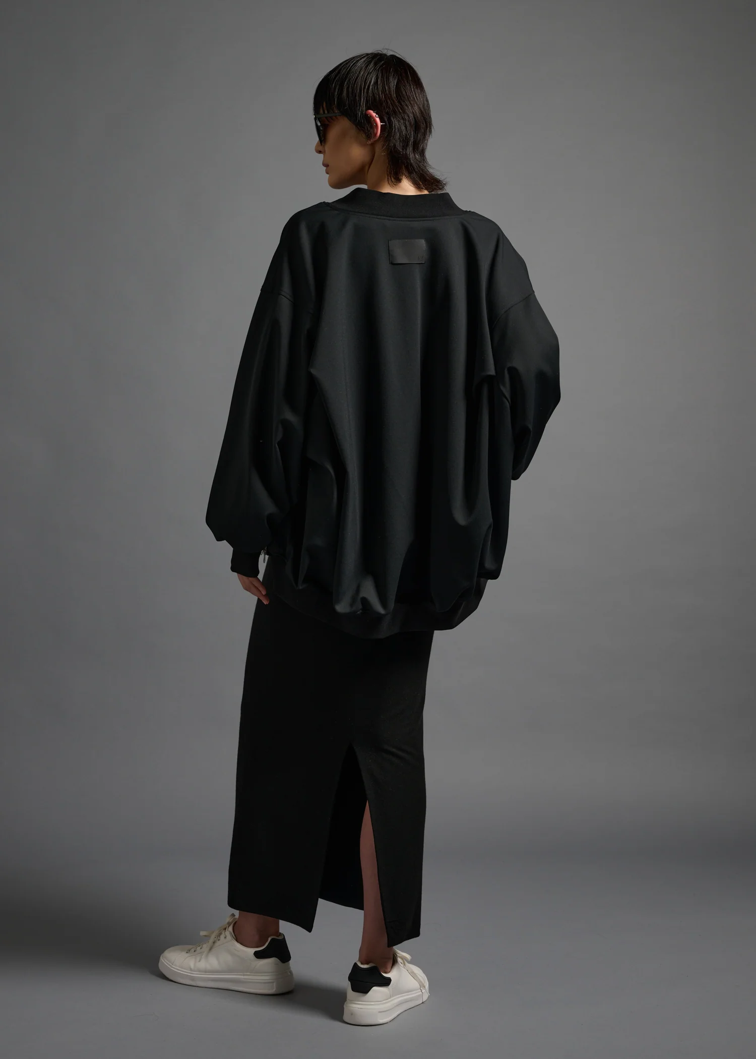 08 LESLIE OVERSIZED BLOUSON / DOUBLE FACE SUITING - C13 - Image 4