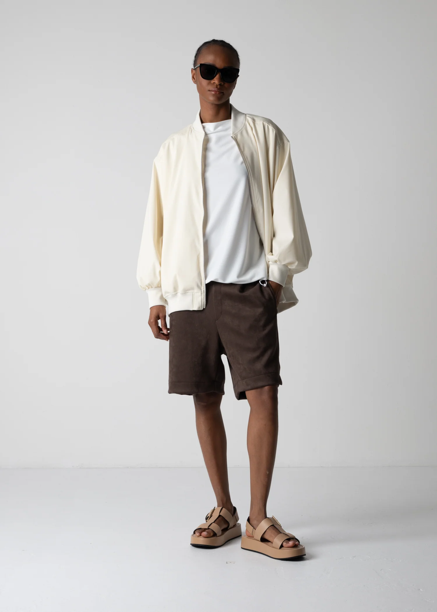 03 LESLIE OVERSIZED BLOUSON / RECYCLE TW TROPICAL - C12 - Image 3
