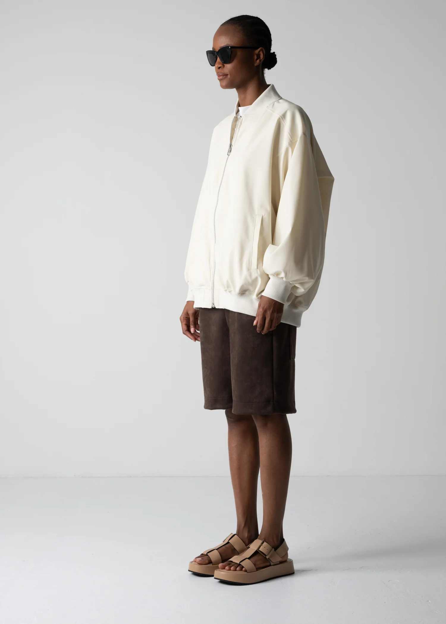 03 LESLIE OVERSIZED BLOUSON / RECYCLE TW TROPICAL - C12 - Image 4