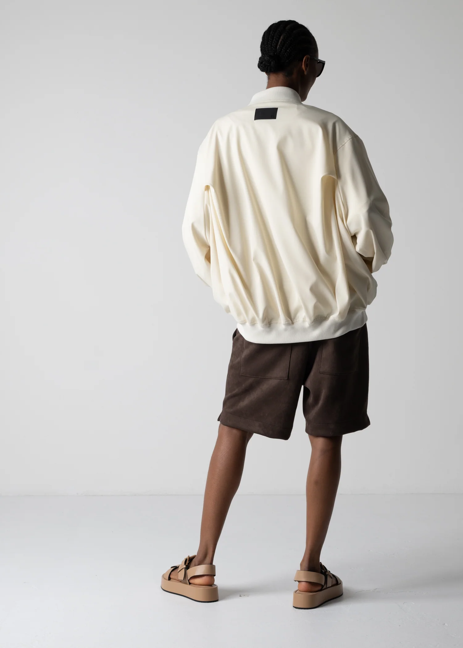 03 LESLIE OVERSIZED BLOUSON / RECYCLE TW TROPICAL - C12 - Image 5