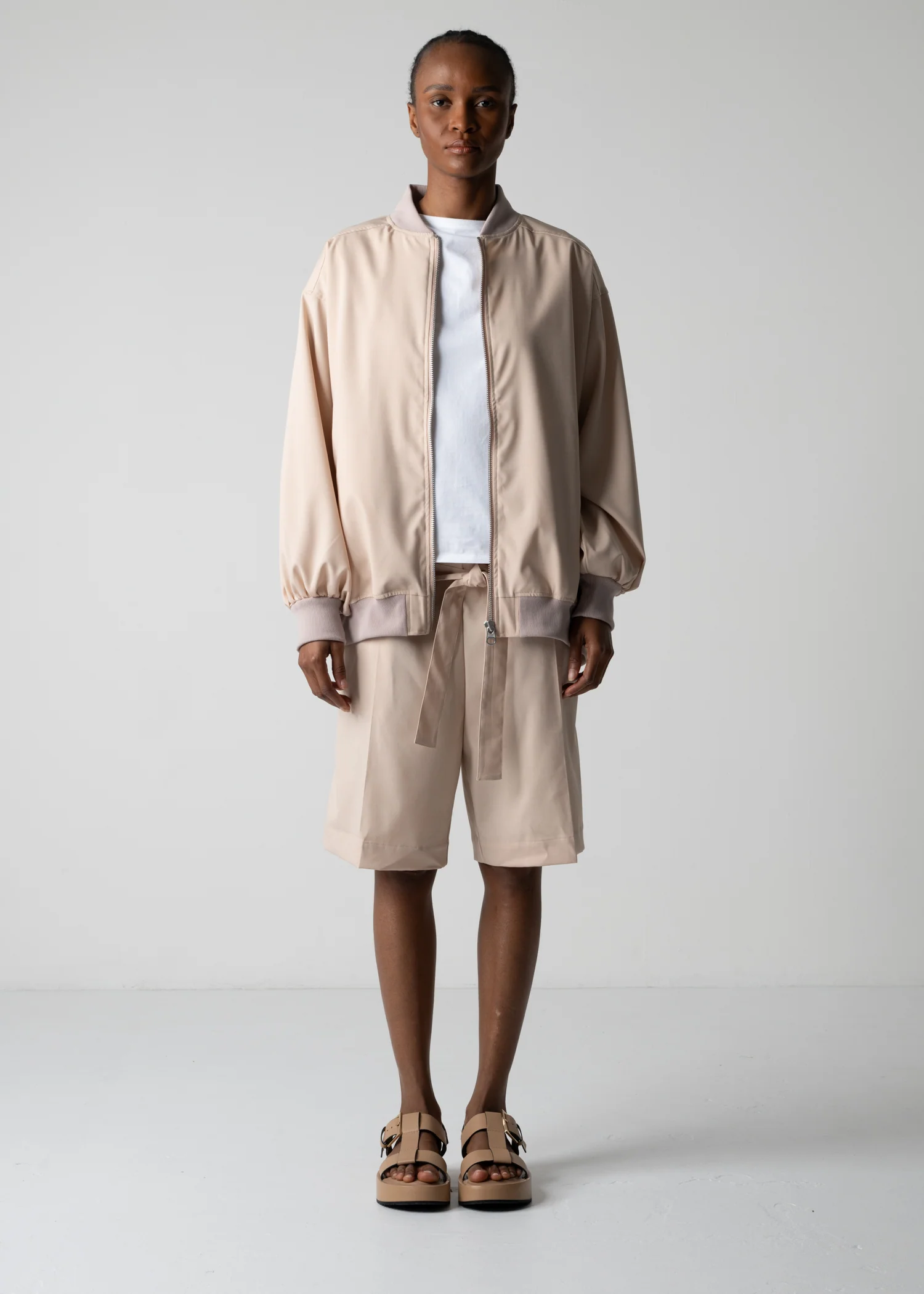 03 LESLIE OVERSIZED BLOUSON / RECYCLE TW TROPICAL - C12 - Image 9