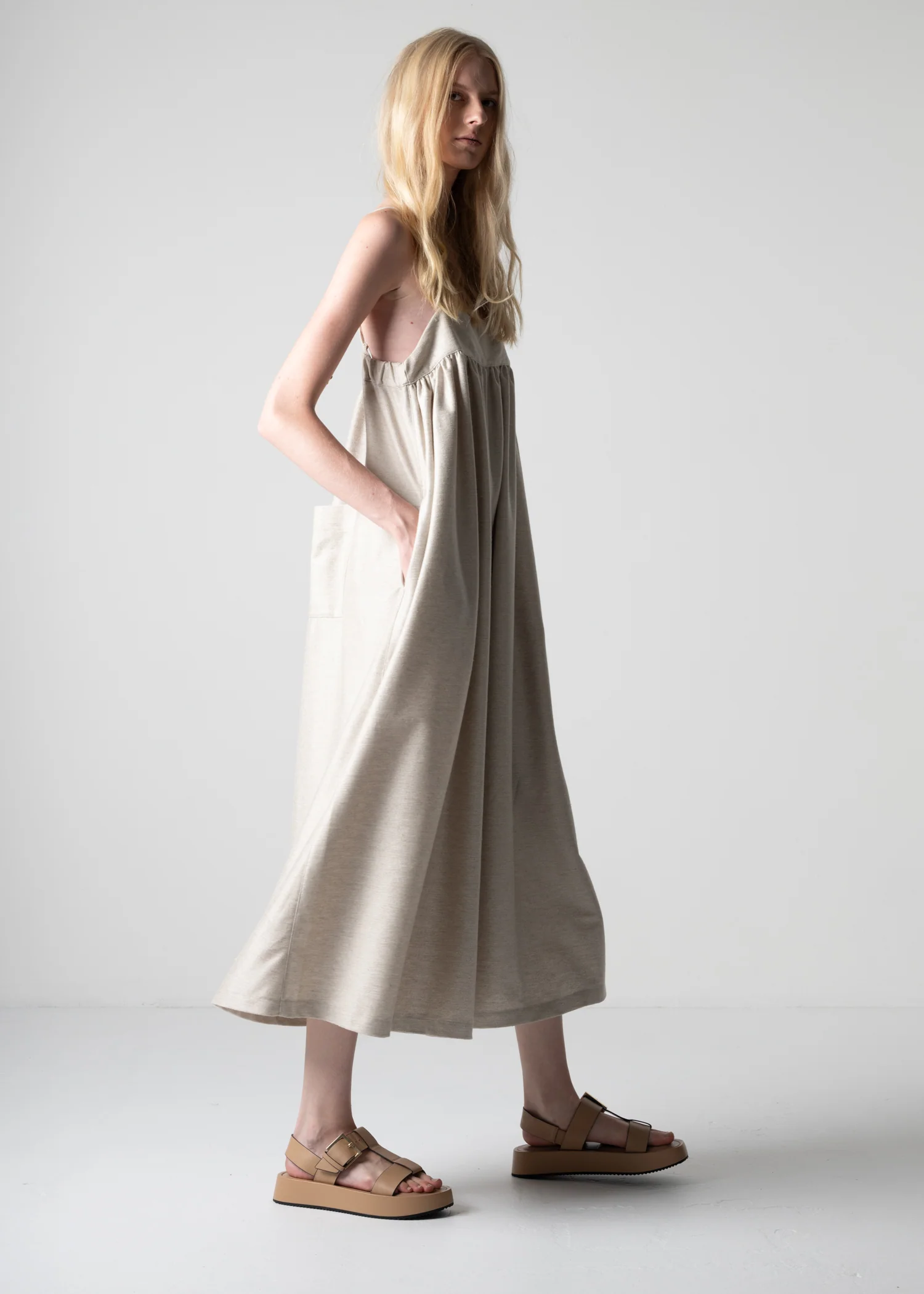 43 LINA OVERALLS / LINEN KERSEY JERSEY - C12 - Image 4