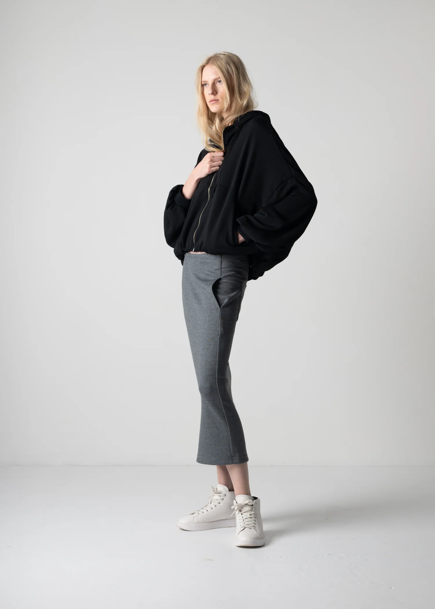 41 LINDA PUFFY HOODIE / FRENCH TERRY - C12 - Image 14