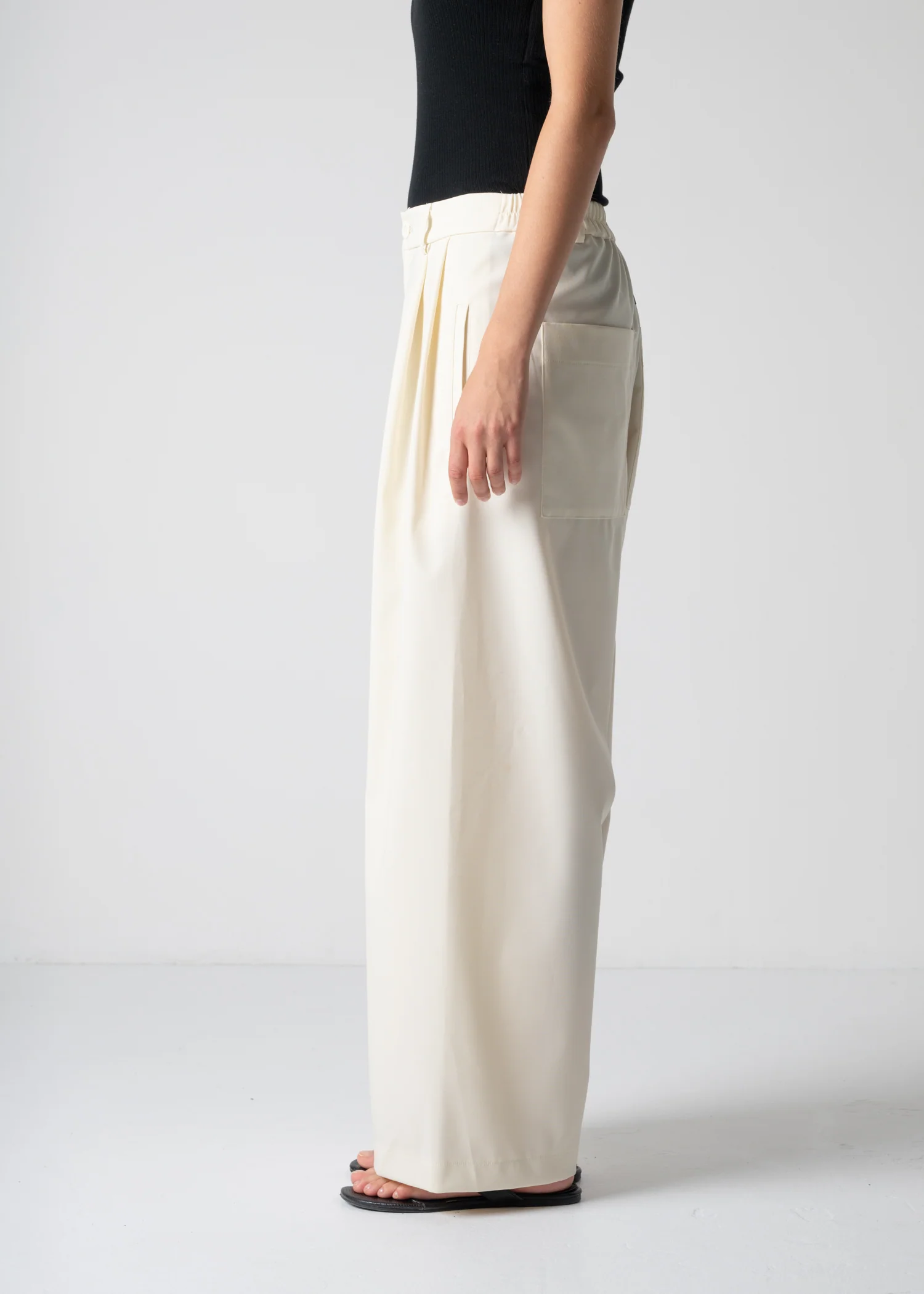 05 LUCY BAGGY TROUSERS / RECYCLE TW TROPICAL - C12 - Image 11