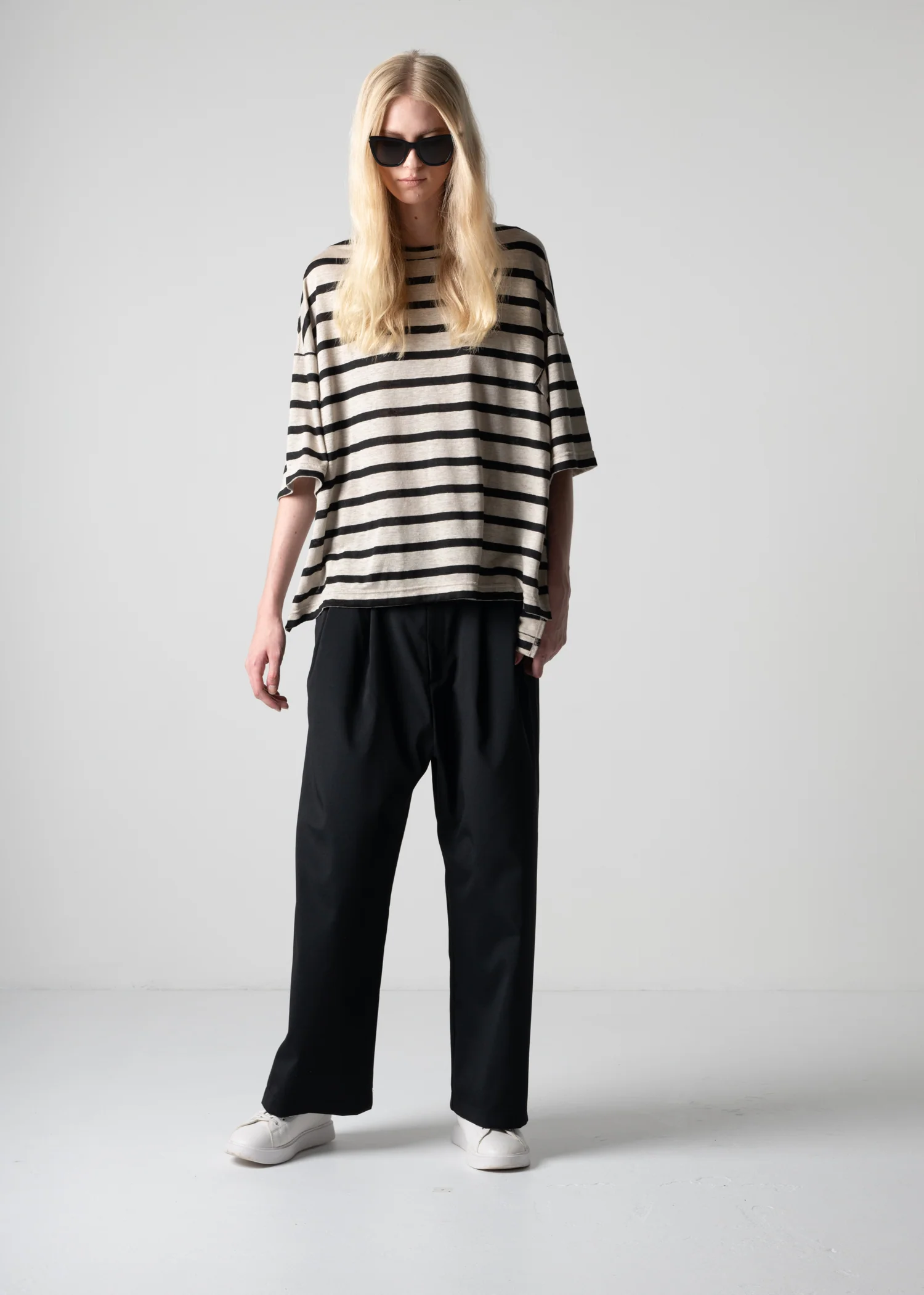 05 LUCY BAGGY TROUSERS / RECYCLE TW TROPICAL - C12 - Image 15