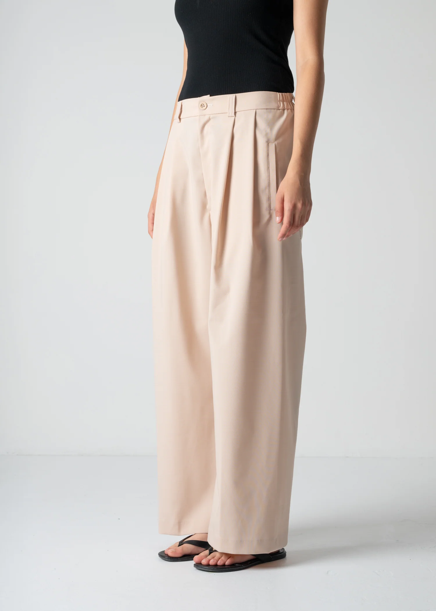 05 LUCY BAGGY TROUSERS / RECYCLE TW TROPICAL - C12 - Image 5