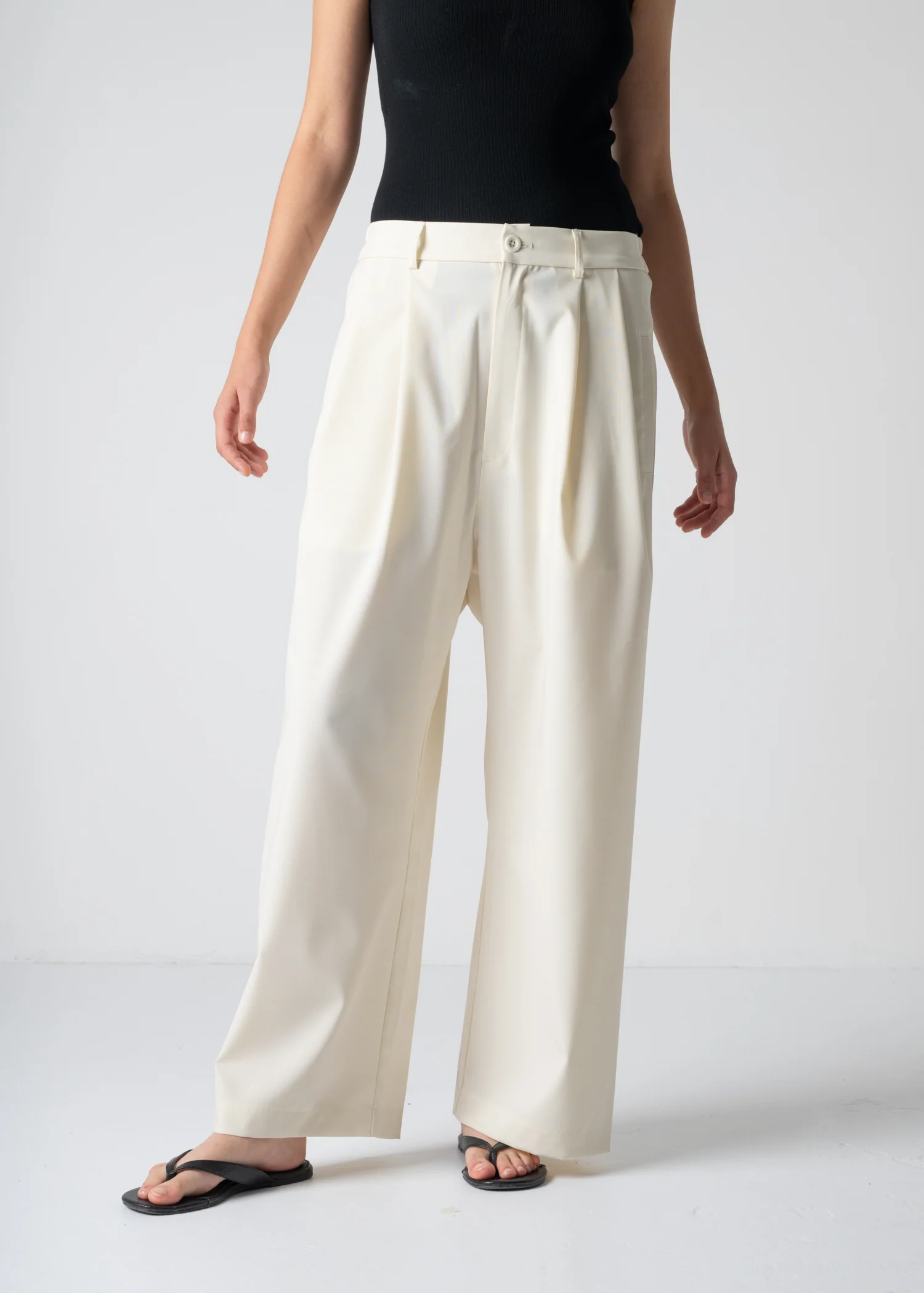 05 LUCY BAGGY TROUSERS / RECYCLE TW TROPICAL - C12 - Image 8
