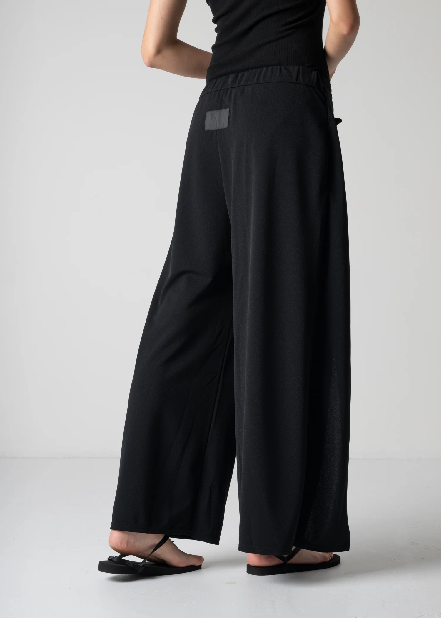 59 LUELLA WIDE-LEG WRAP TROUSERS / GEORGETTE JERSEY - C12 - Image 14