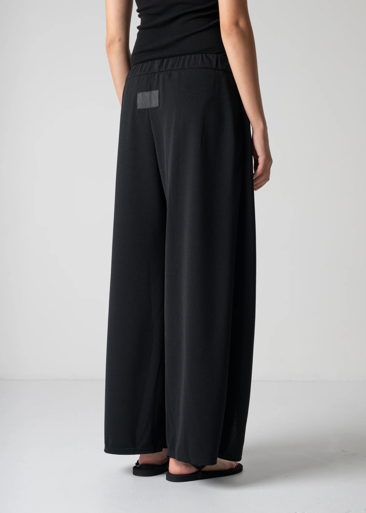 59 LUELLA WIDE-LEG WRAP TROUSERS / GEORGETTE JERSEY - C12 - Image 15