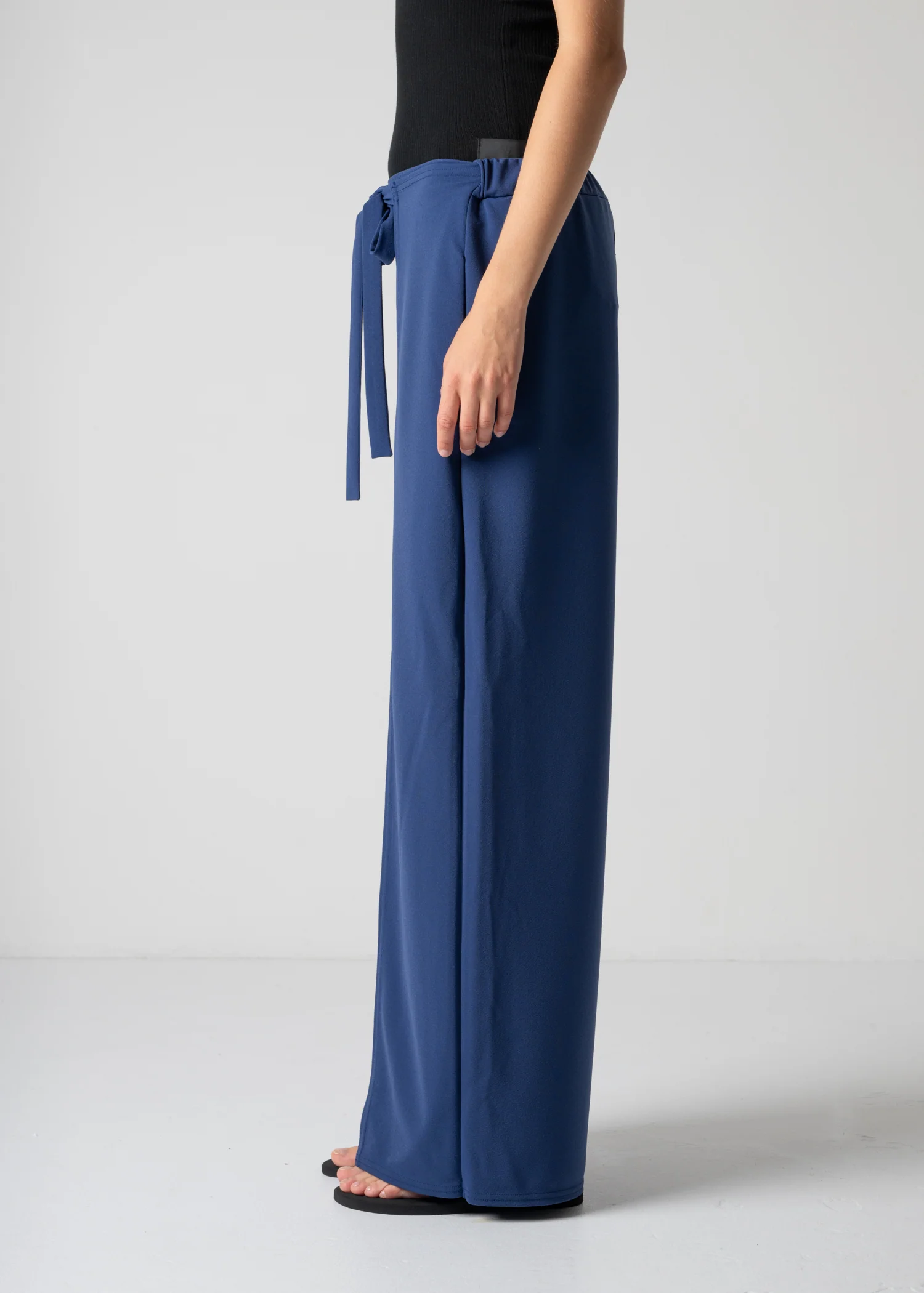 59 LUELLA WIDE-LEG WRAP TROUSERS / GEORGETTE JERSEY - C12 - Image 21