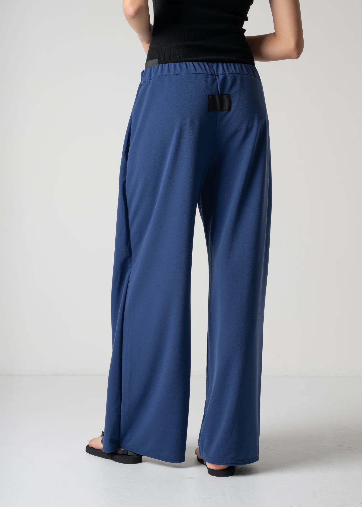 59 LUELLA WIDE-LEG WRAP TROUSERS / GEORGETTE JERSEY - C12 - Image 22