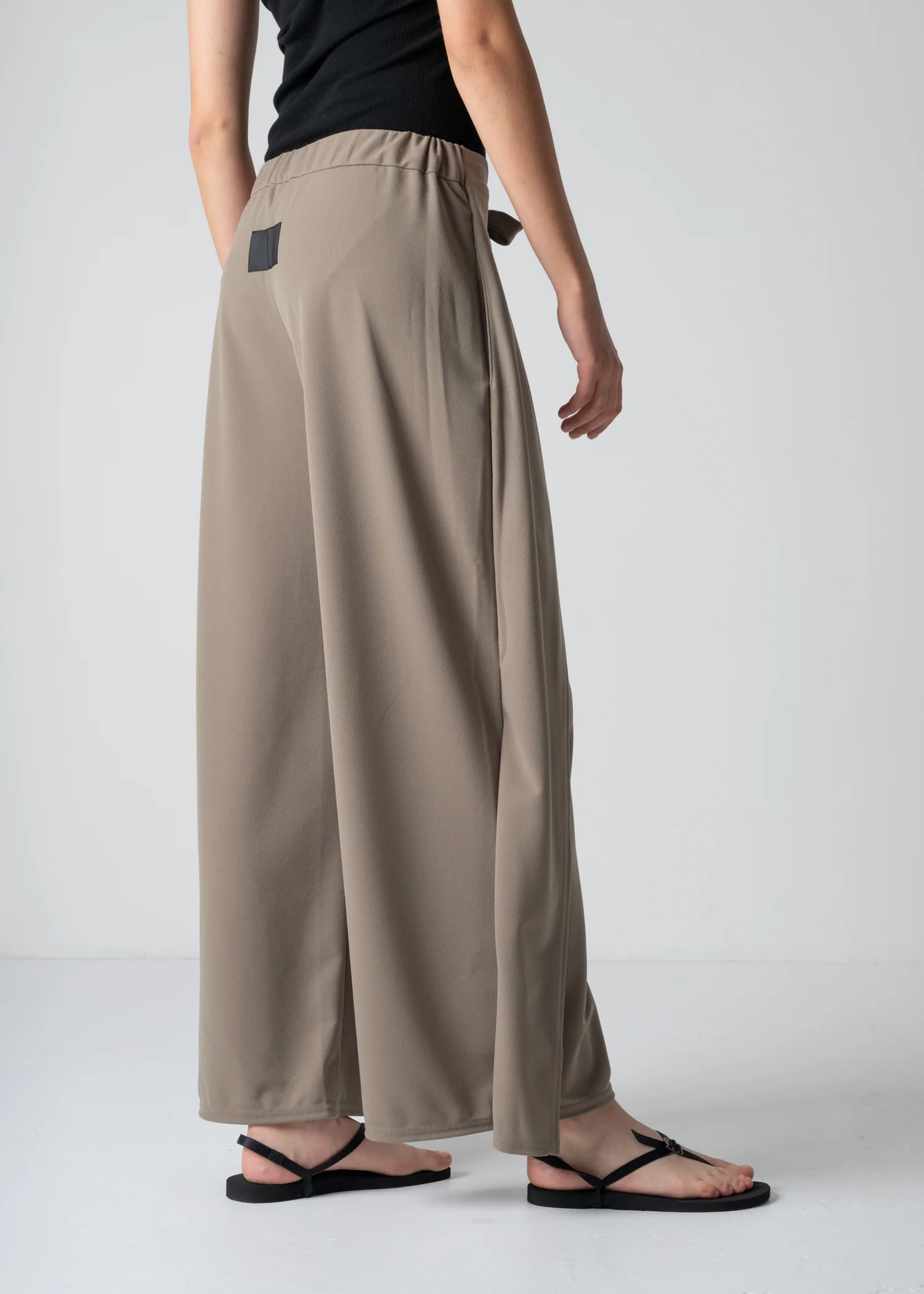 59 LUELLA WIDE-LEG WRAP TROUSERS / GEORGETTE JERSEY - C12 - Image 6