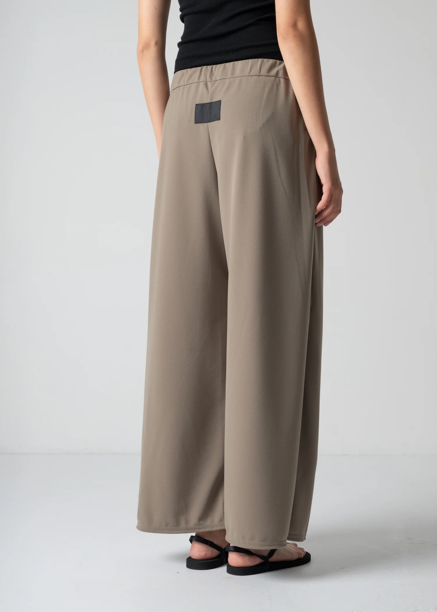 59 LUELLA WIDE-LEG WRAP TROUSERS / GEORGETTE JERSEY - C12 - Image 7