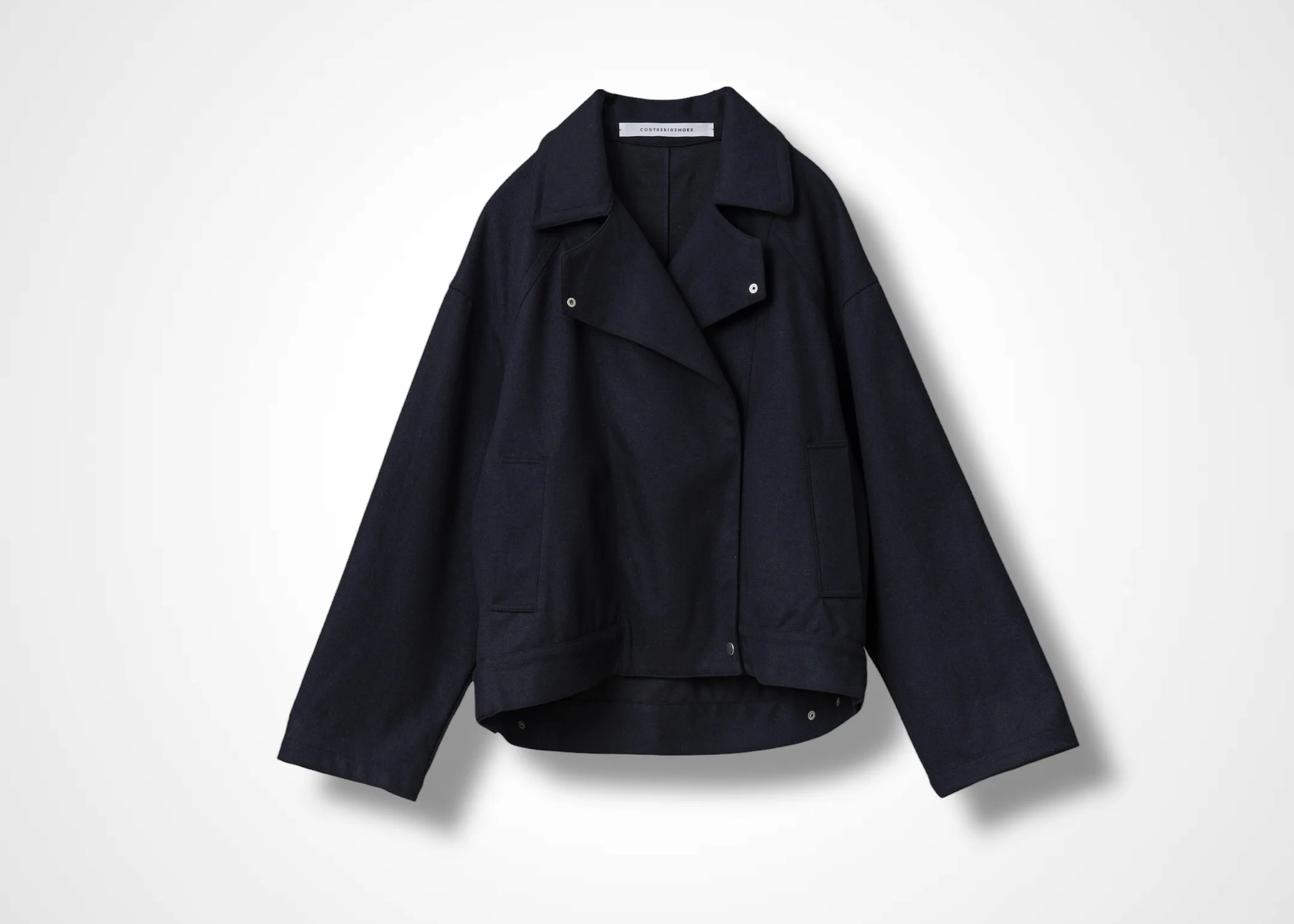 22 MACKENZIE OVERSIZED BIKER JACKET / SOFT FLANNEL JERSEY - C13 - Image 11