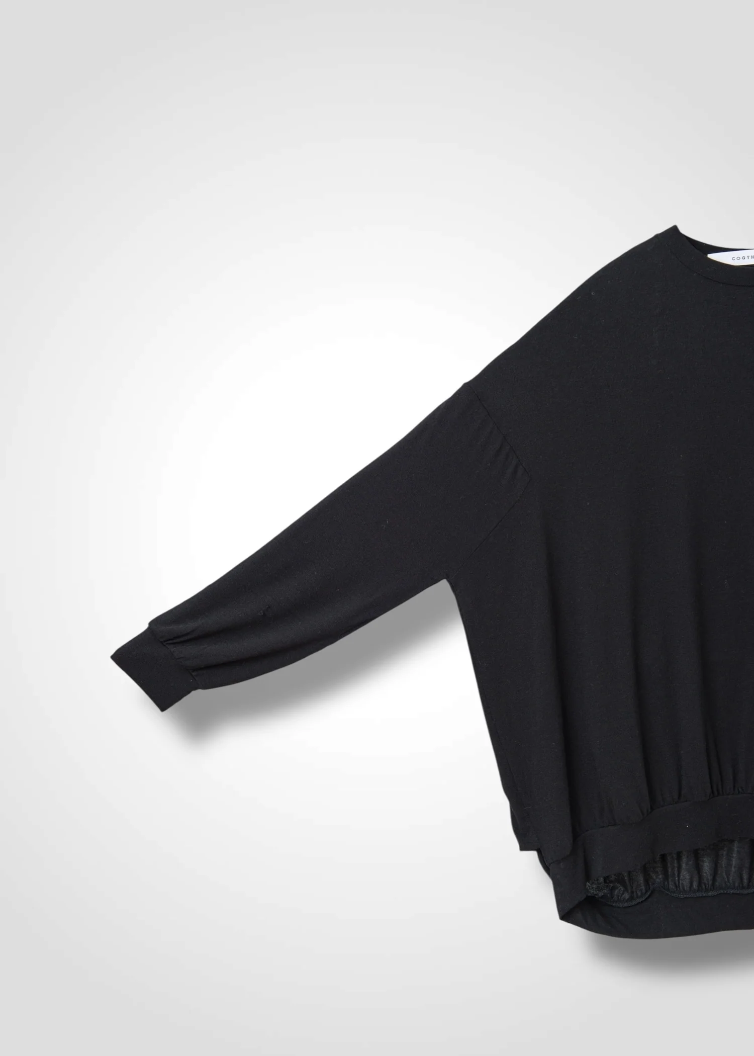 03 MACY NARROW SLV CREW NECK TOP / TENCEL CASHMERE PLAIN JERSEY - C13 - Image 14