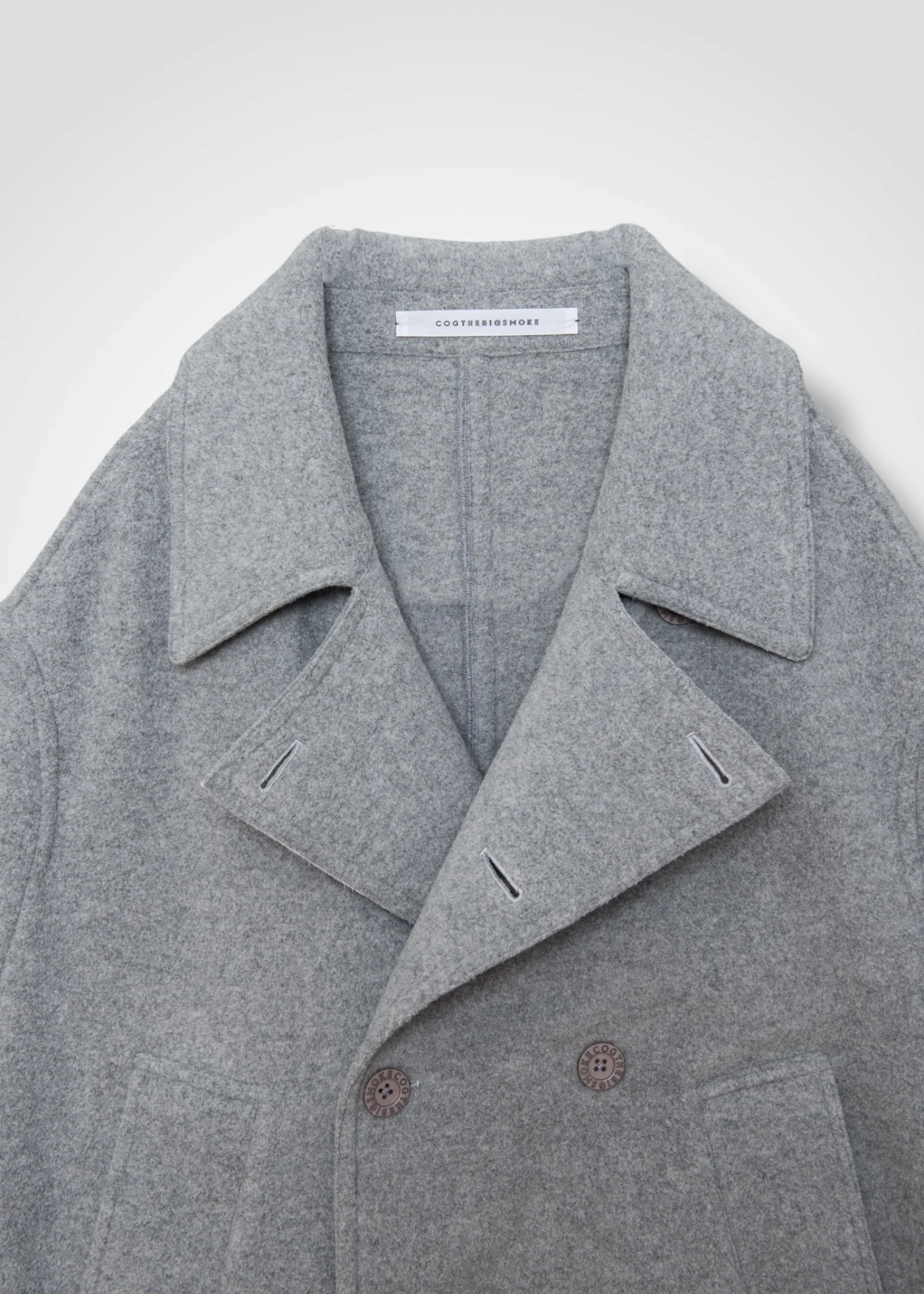 16 MARIE OVERSIZED COAT / WOOL MIX SHAGGY DOUBLE FACE - C13 - Image 11