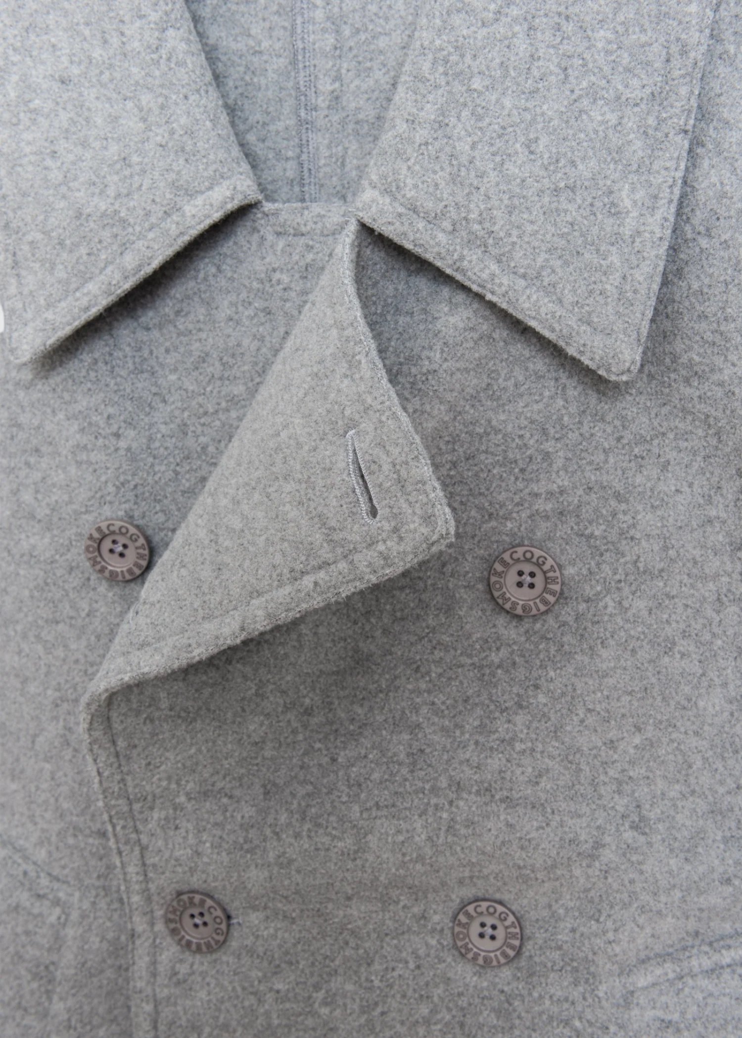 16 MARIE OVERSIZED COAT / WOOL MIX SHAGGY DOUBLE FACE - C13 - Image 12