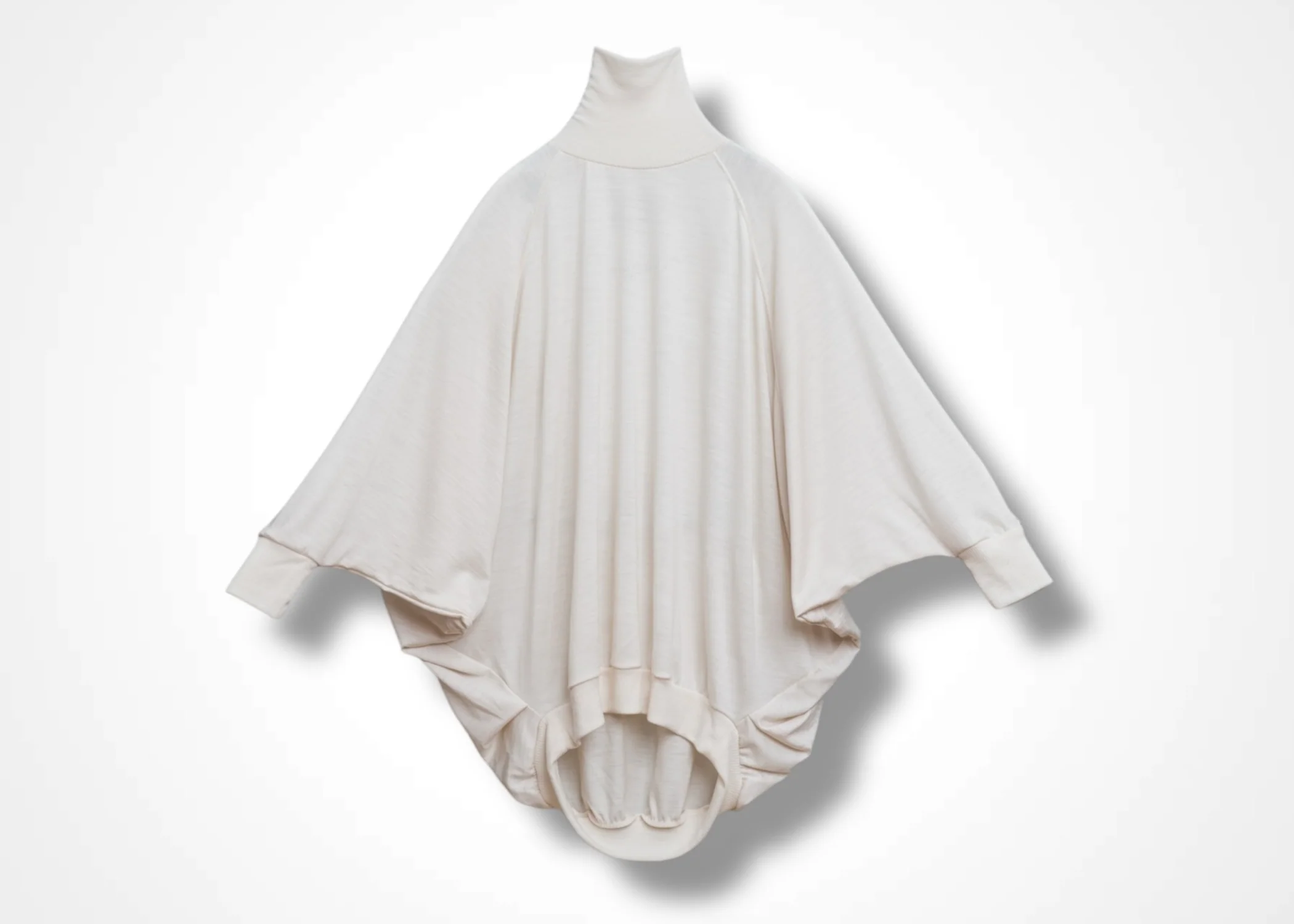 38 MATILDA POLLO NECK ABANICOS TOP / HIGH GAUGE PURE WOOL JERSEY - C13 - Image 21