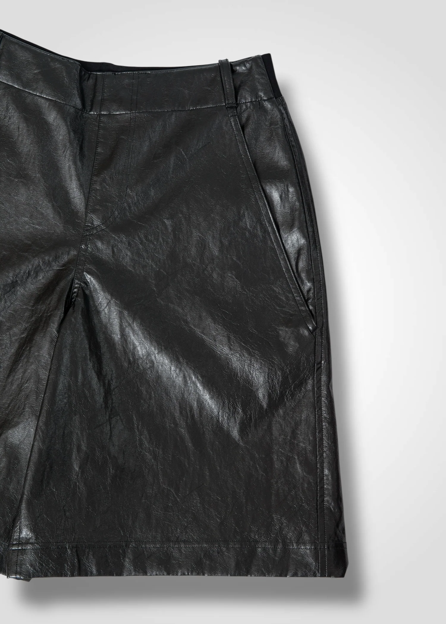 20 MAYA CULOTTES / VINTAGE-LOOK ITALIAN VEGAN LEATHER - C13 - Image 12