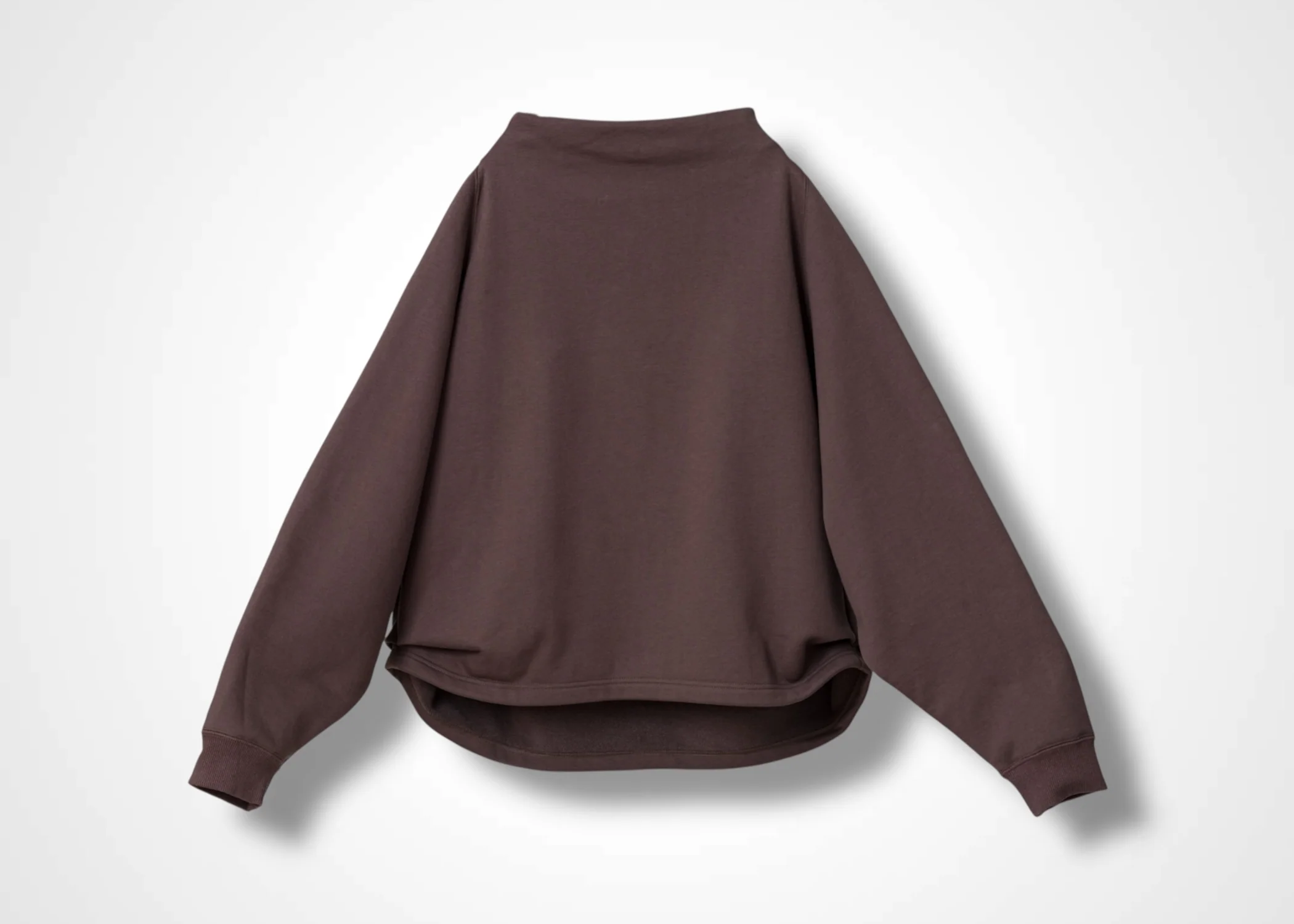 18 MELINA BOTTLE NECK SWEATSHIRT / HEAVY FRENCH TERRY - C13 - Image 10