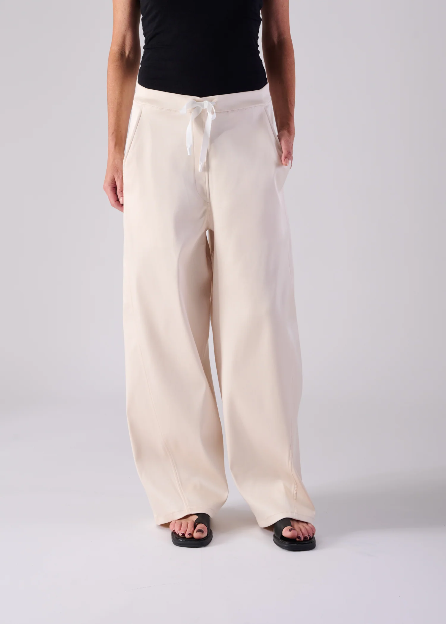 47 MERCY BARREL TROUSERS / DUCHESS SATIN STRETCH - C14 - Image 6