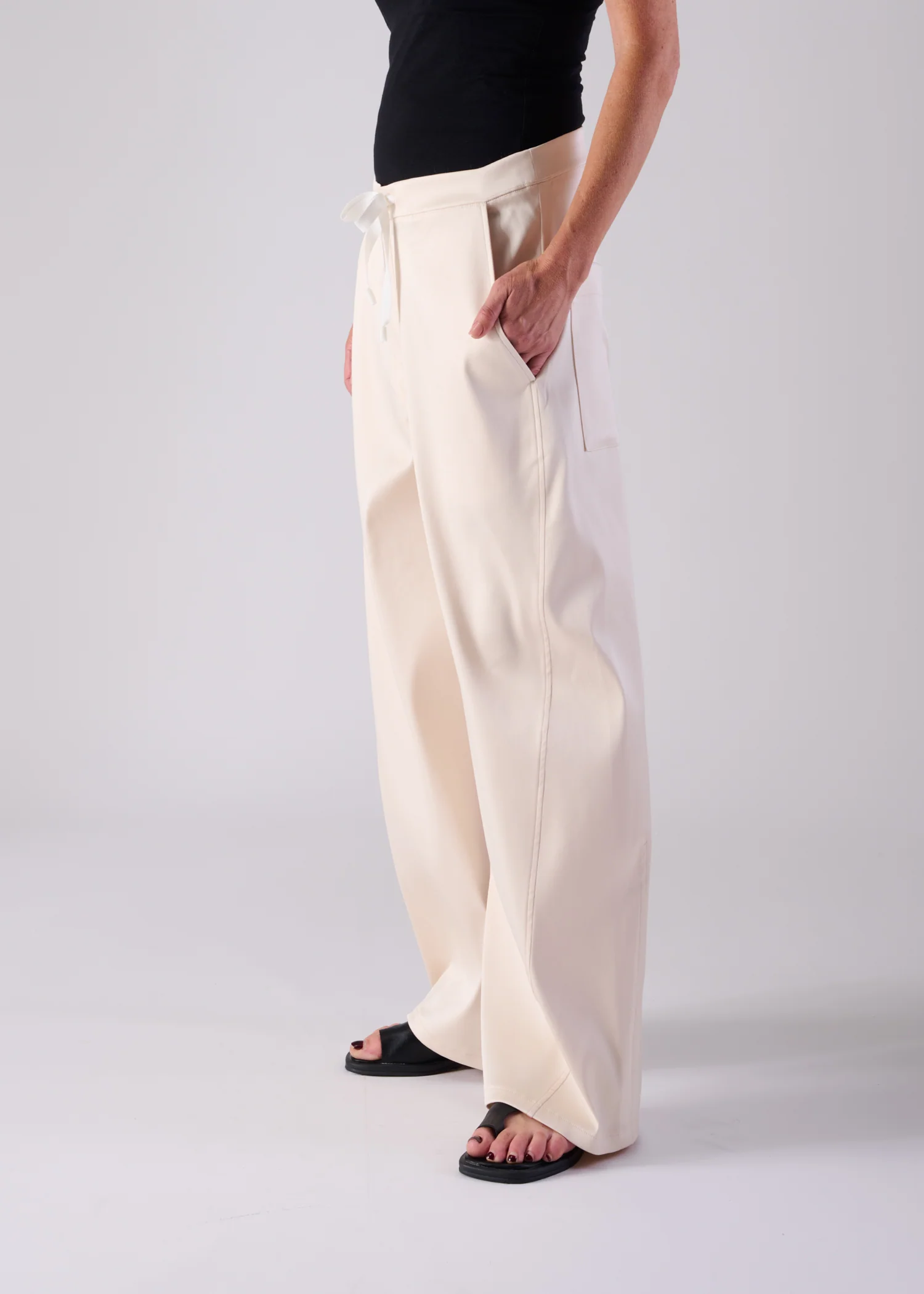 47 MERCY BARREL TROUSERS / DUCHESS SATIN STRETCH - C14 - Image 7