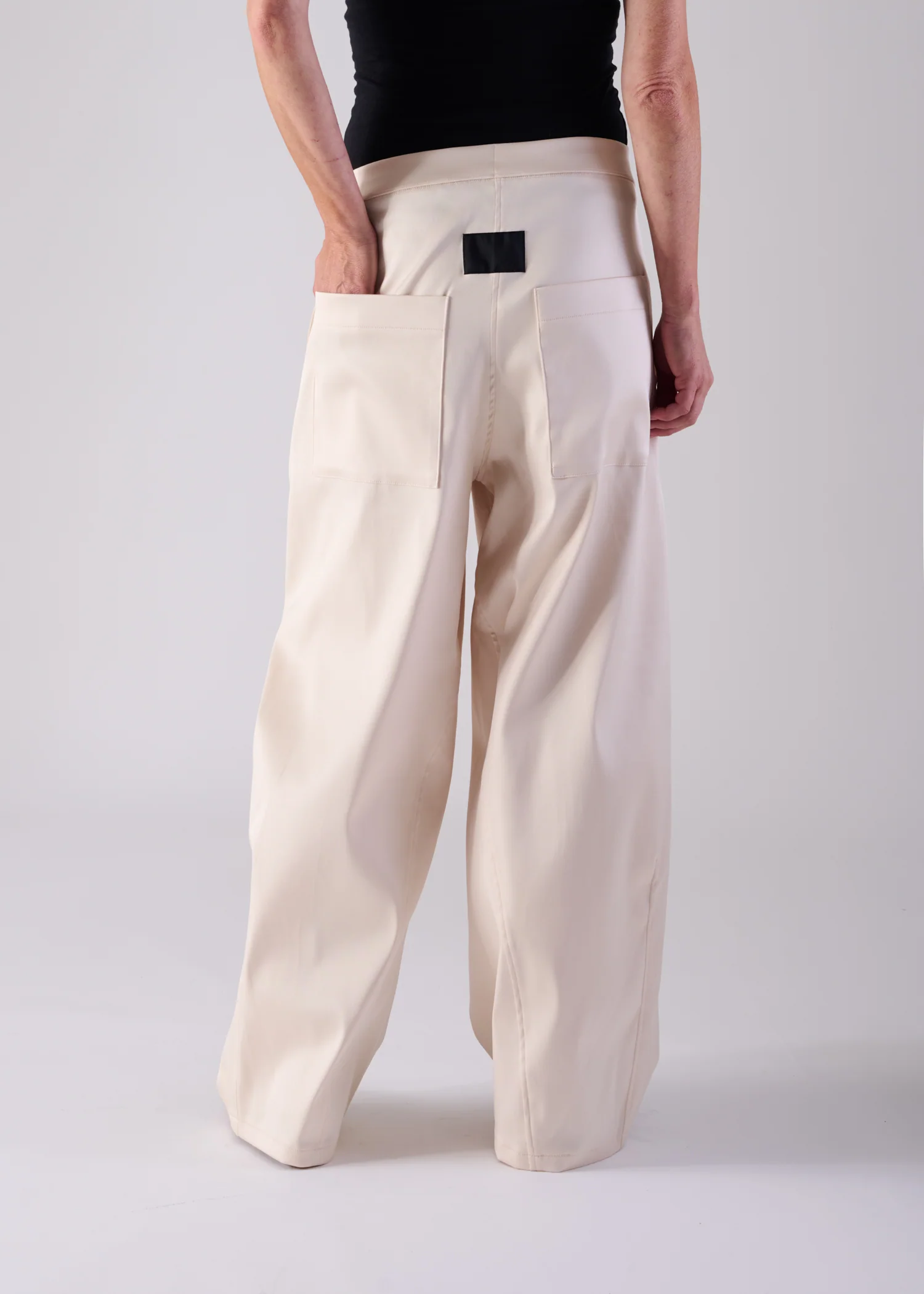47 MERCY BARREL TROUSERS / DUCHESS SATIN STRETCH - C14 - Image 8