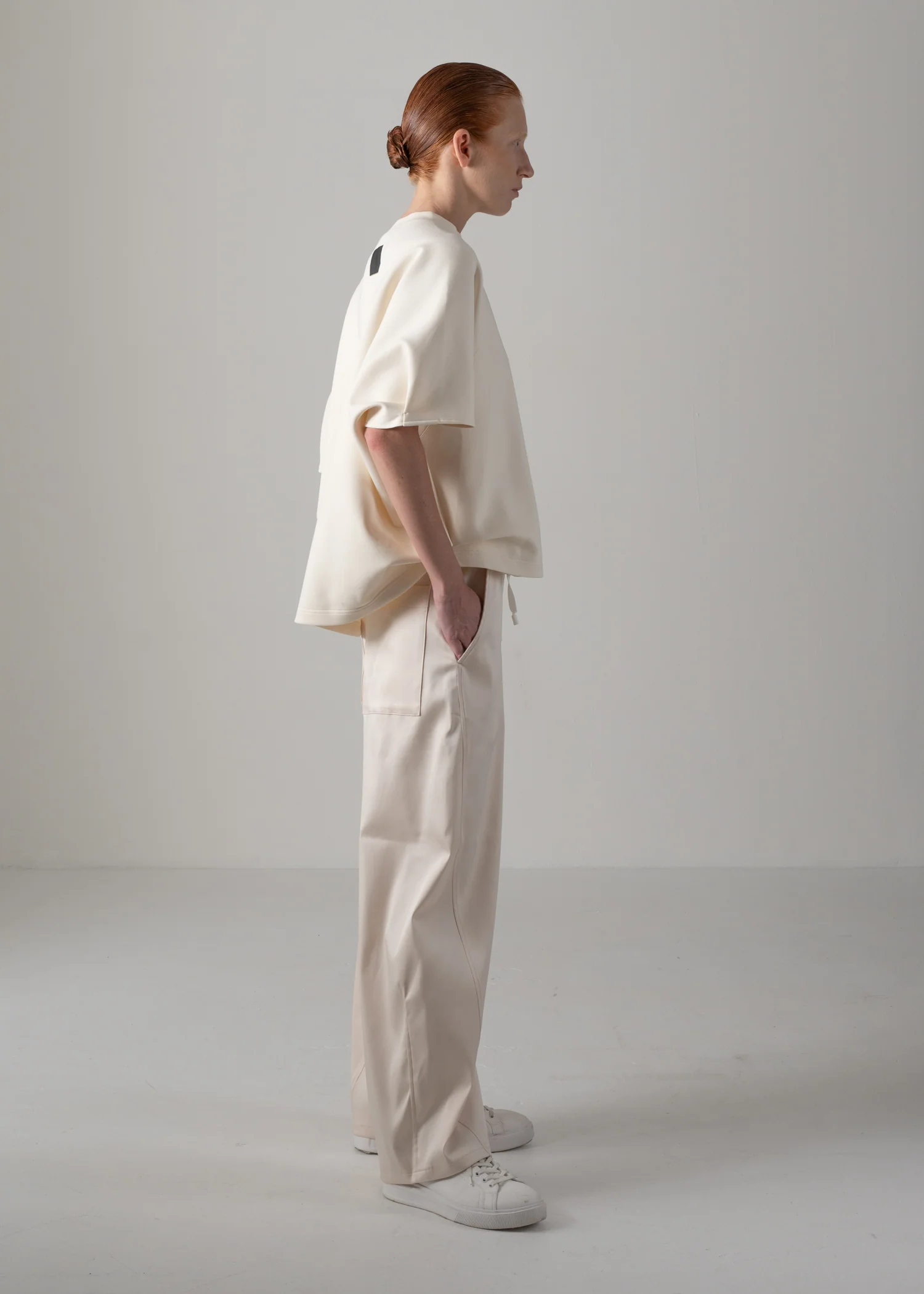 47 MERCY BARREL TROUSERS / DUCHESS SATIN STRETCH - C14 - Image 9