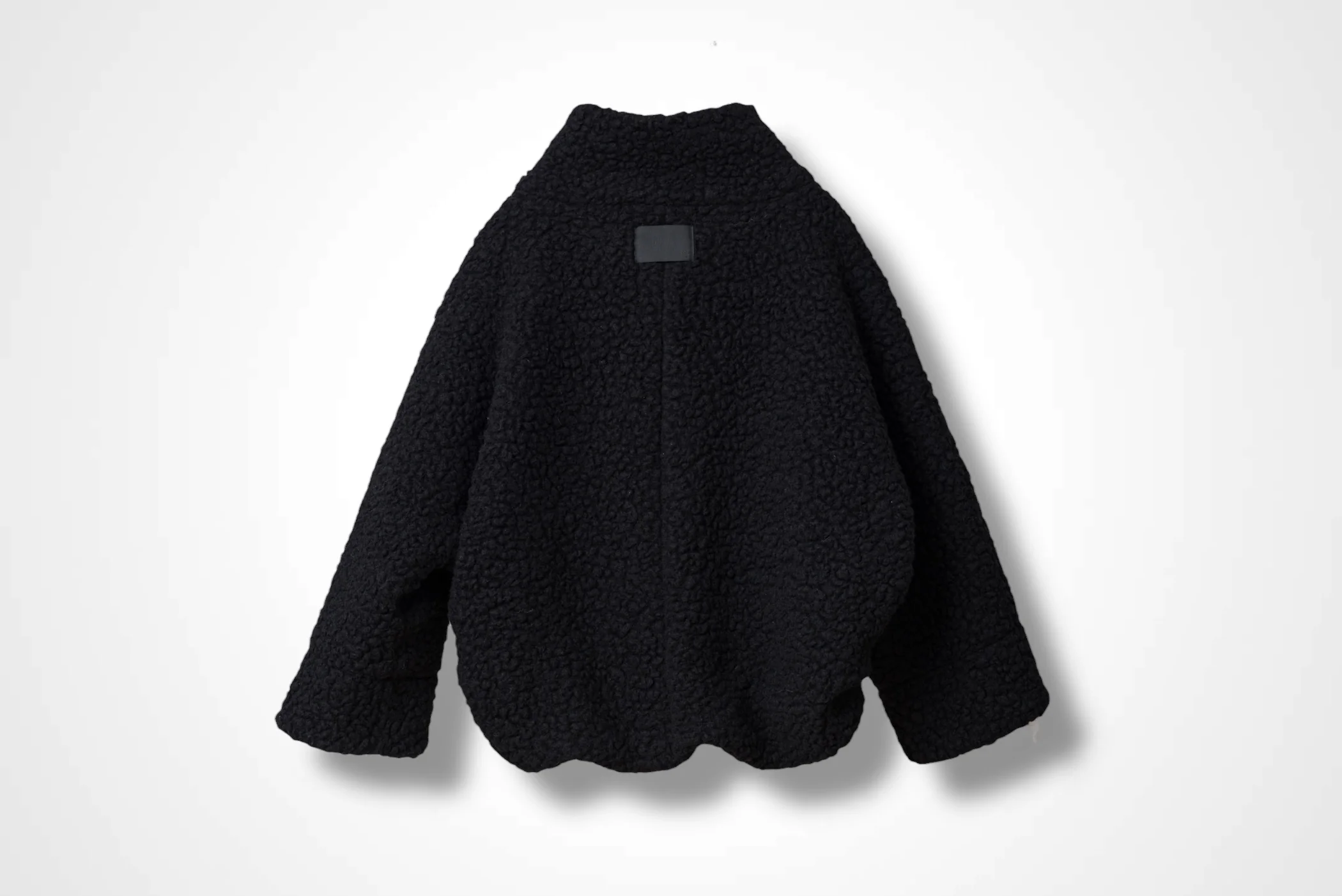 59 MILAN STAND COLLAR BLOUSON / WOOL AIRY LIGHT BOUCLE JERSEY - C13 - Image 7
