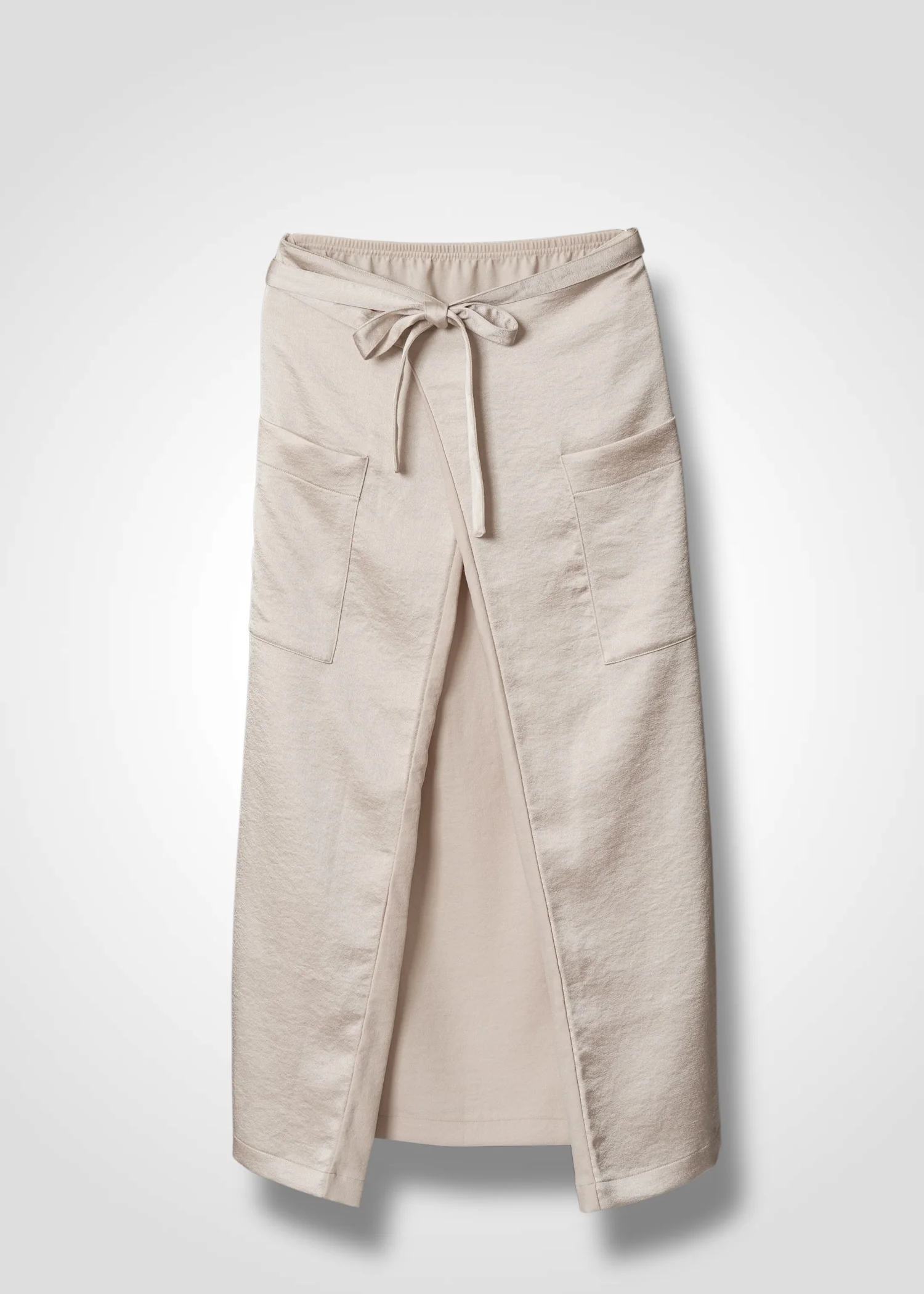 53 MINA DOUBLE WRAP SKIRT / ECO SATIN - C13 - Image 24