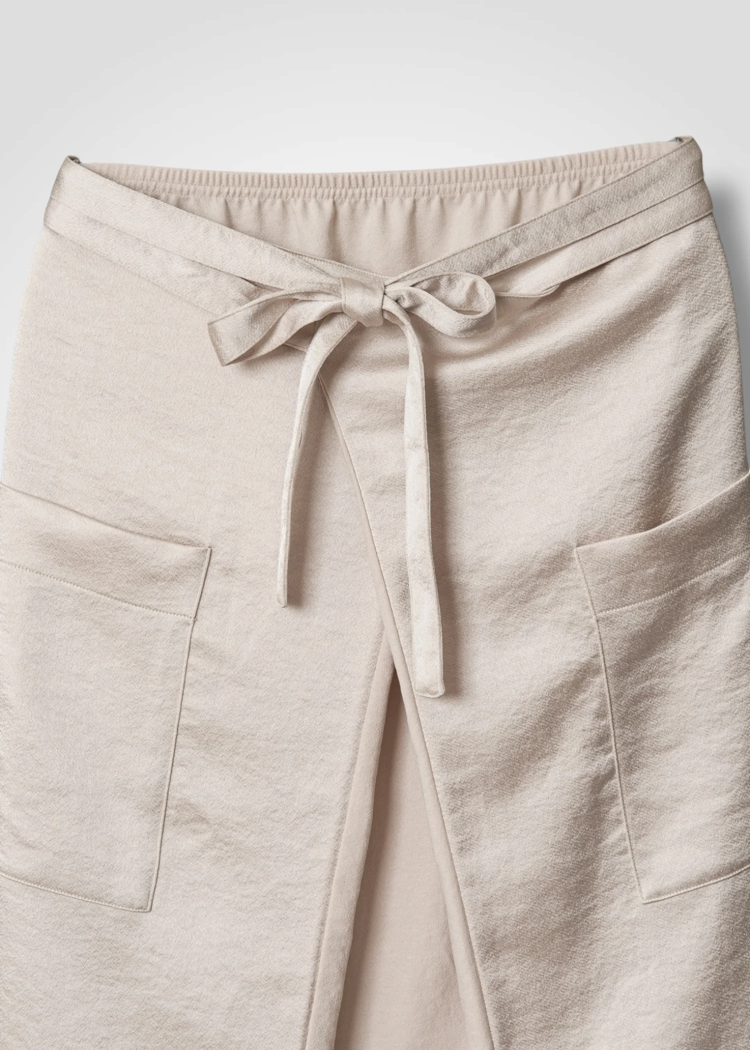 53 MINA DOUBLE WRAP SKIRT / ECO SATIN - C13 - Image 25