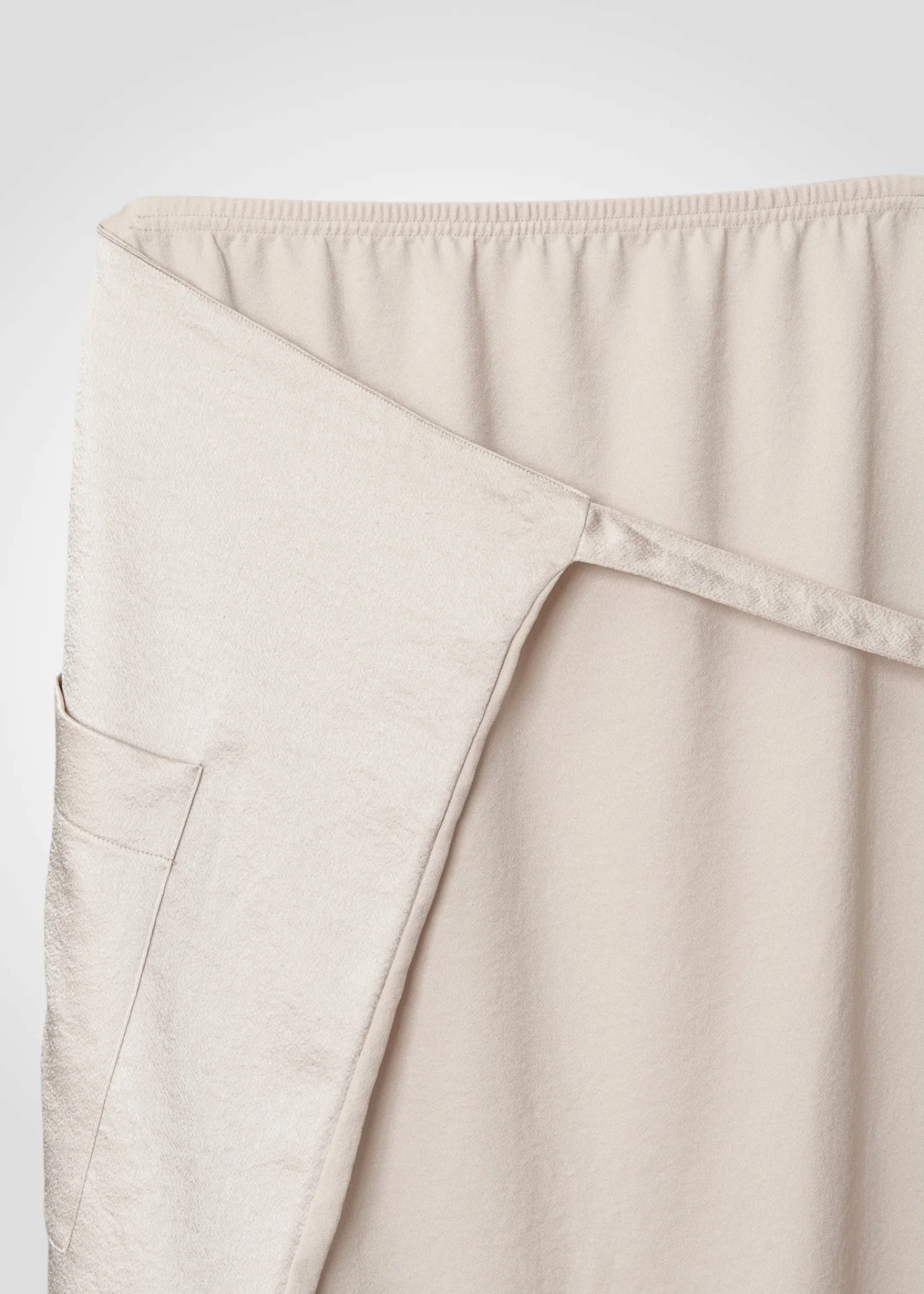 53 MINA DOUBLE WRAP SKIRT / ECO SATIN - C13 - Image 30