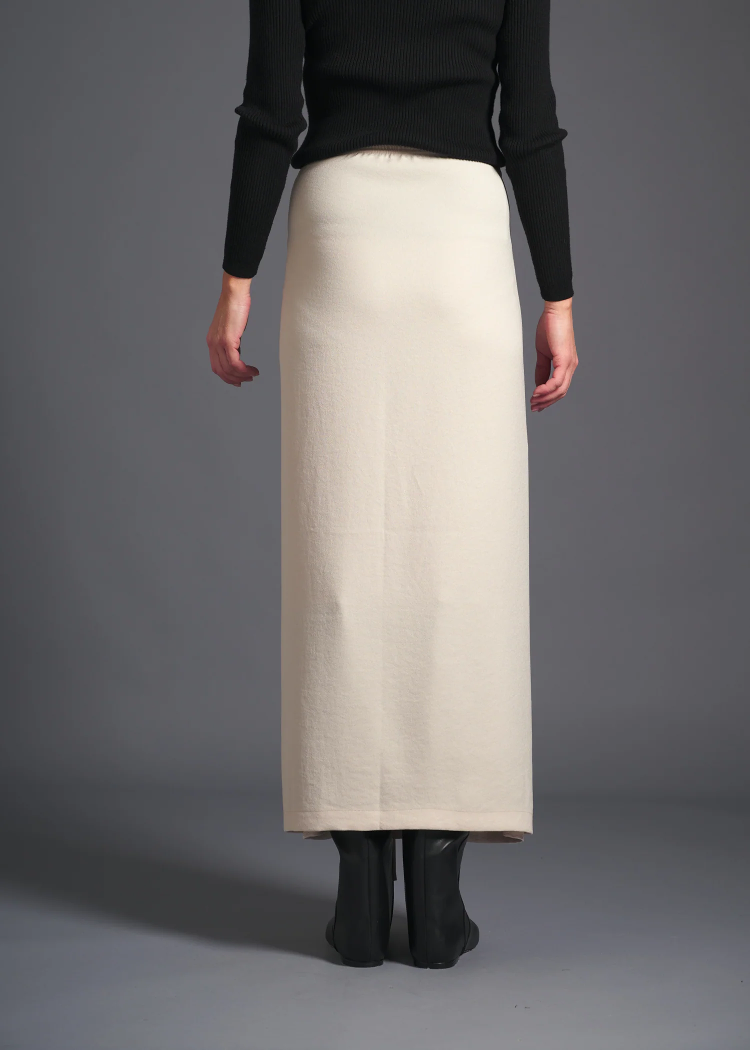 53 MINA DOUBLE WRAP SKIRT / ECO SATIN - C13 - Image 6