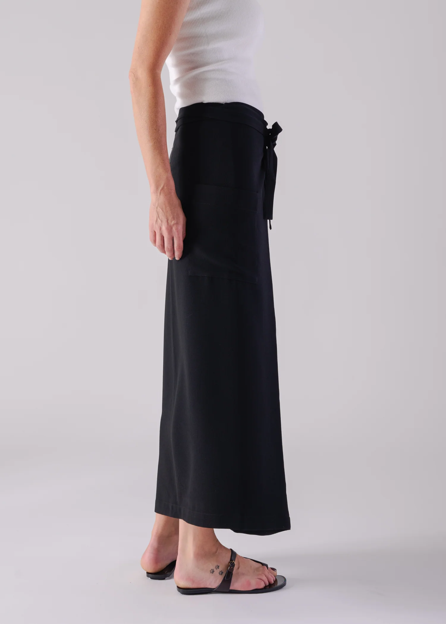64 MINA DOUBLE WRAP SKIRT / GEORGETTE - C14 - Image 2