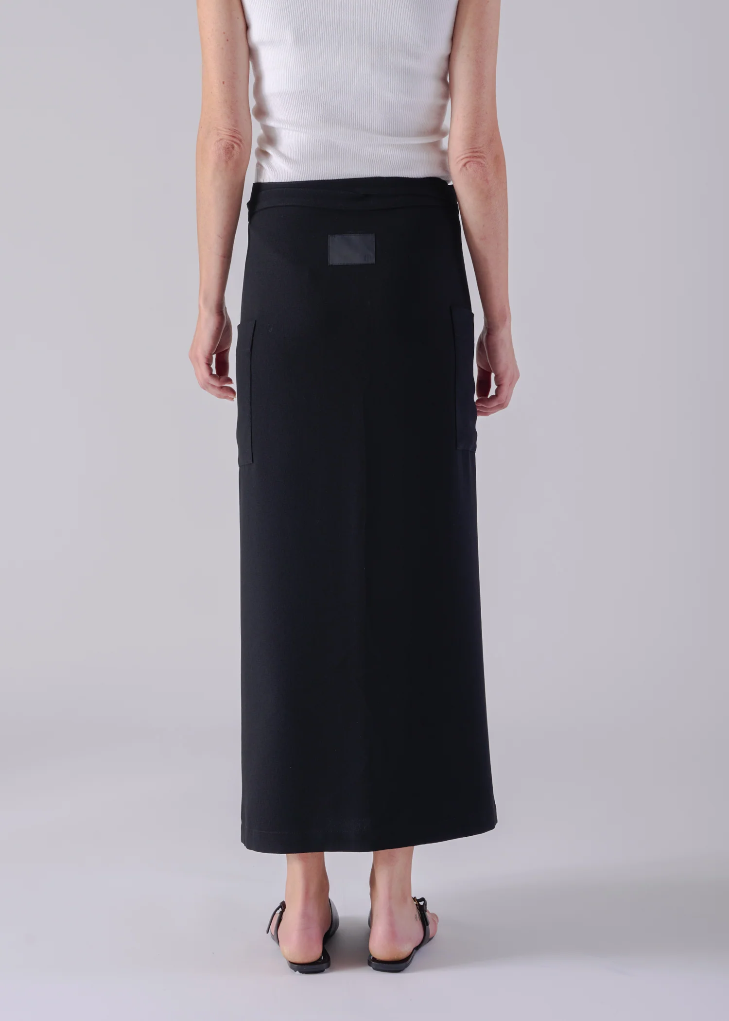 64 MINA DOUBLE WRAP SKIRT / GEORGETTE - C14 - Image 3