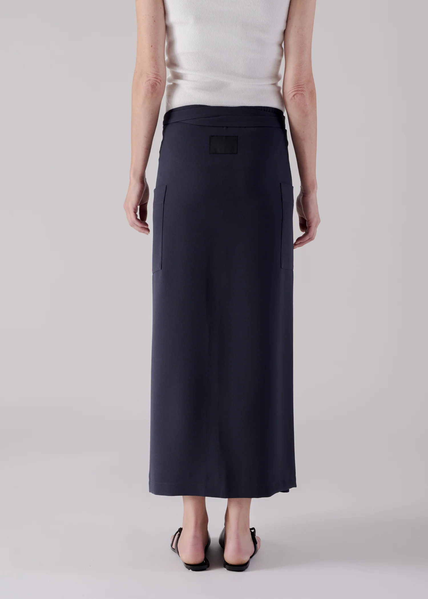 64 MINA DOUBLE WRAP SKIRT / GEORGETTE - C14 - Image 8