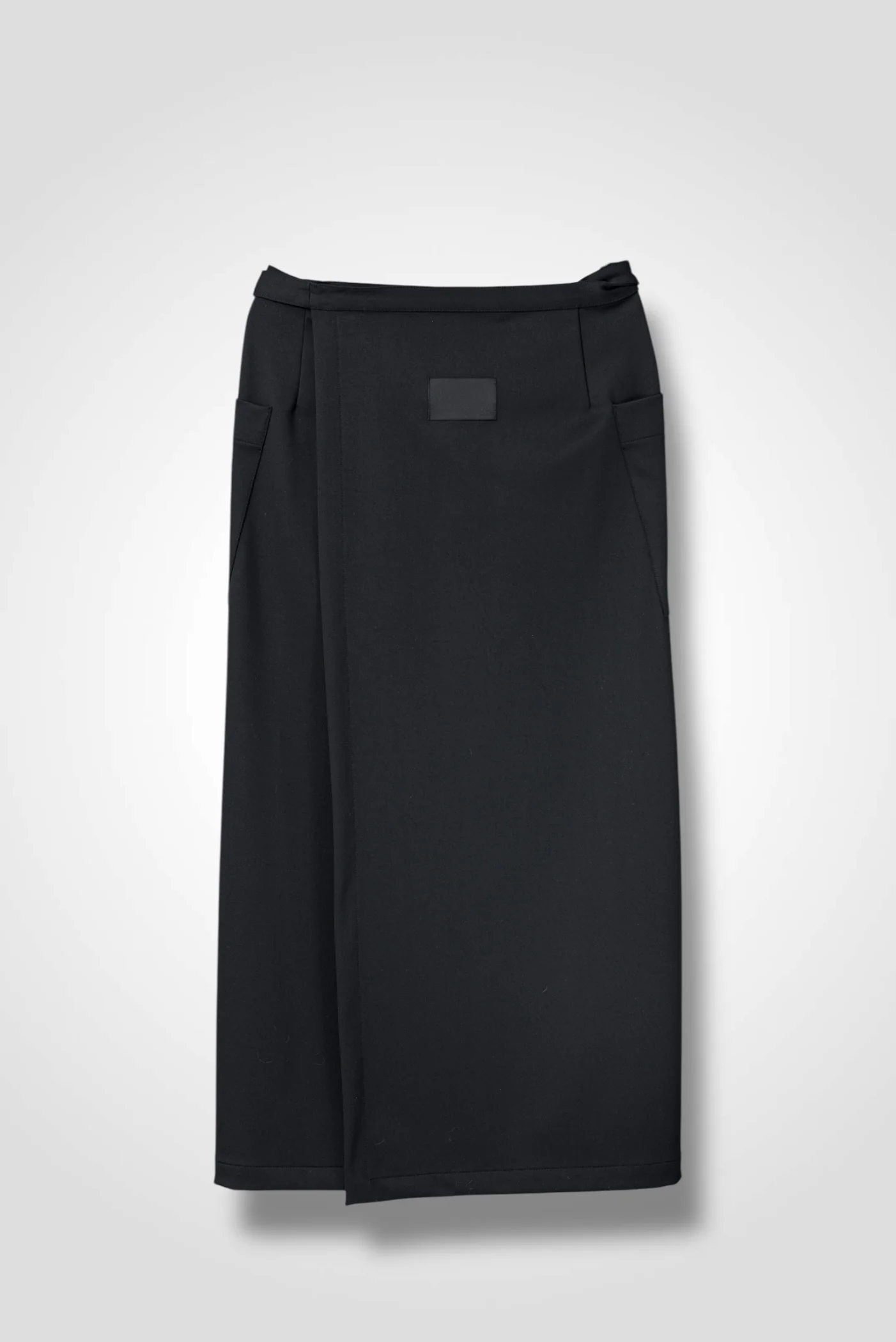 12 MIRANDA WRAP SKIRT / DOUBLE FACE SUITING - C13 - Image 12