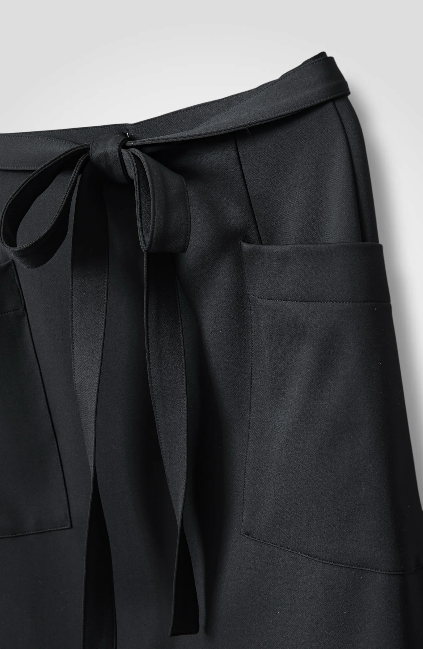 12 MIRANDA WRAP SKIRT / DOUBLE FACE SUITING - C13 - Image 9