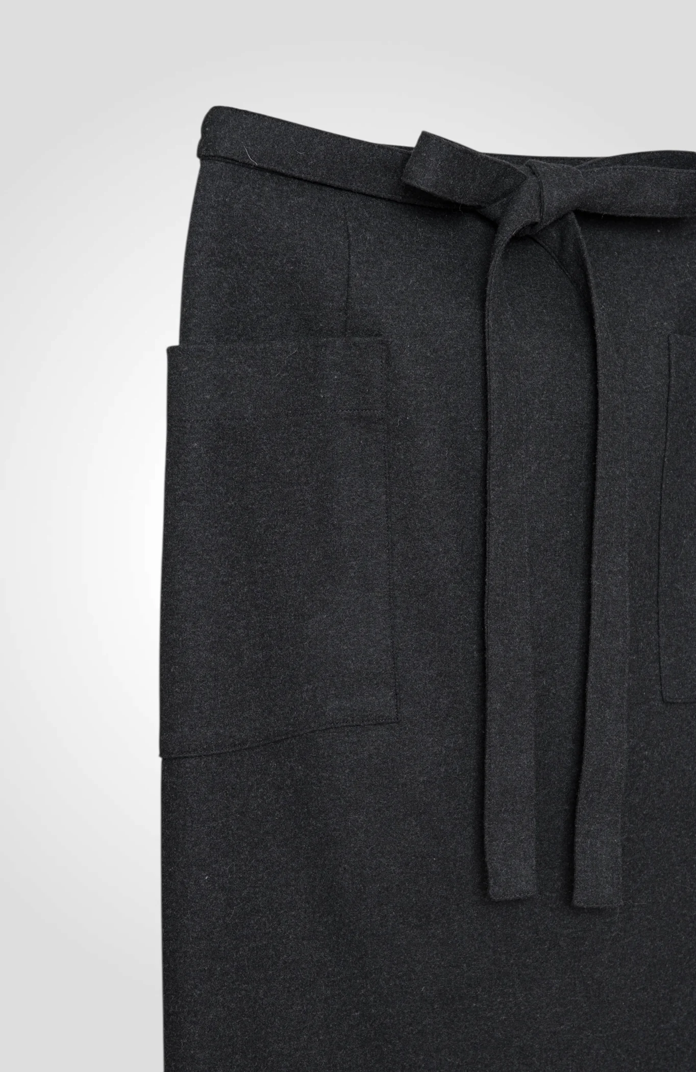 24 MIRANDA WRAP SKIRT / SOFT FLANNEL JERSEY - C13 - Image 11