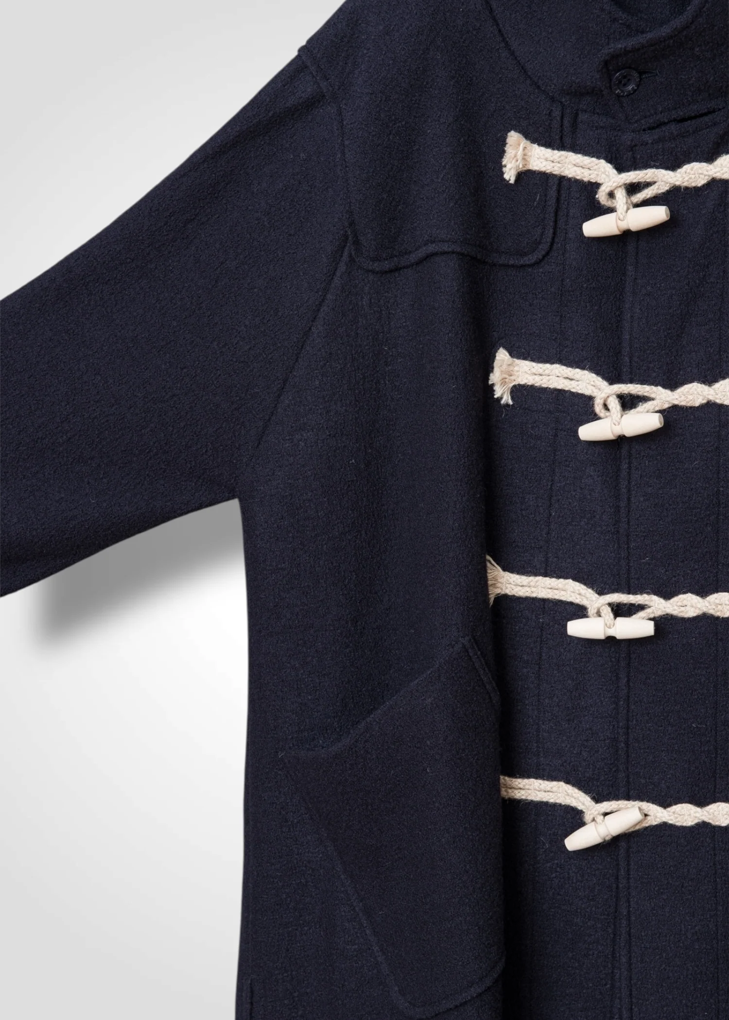 44 MONICA DUFFLE COAT / MANTECO BRETAGNA JERSEY - C13 - Image 16