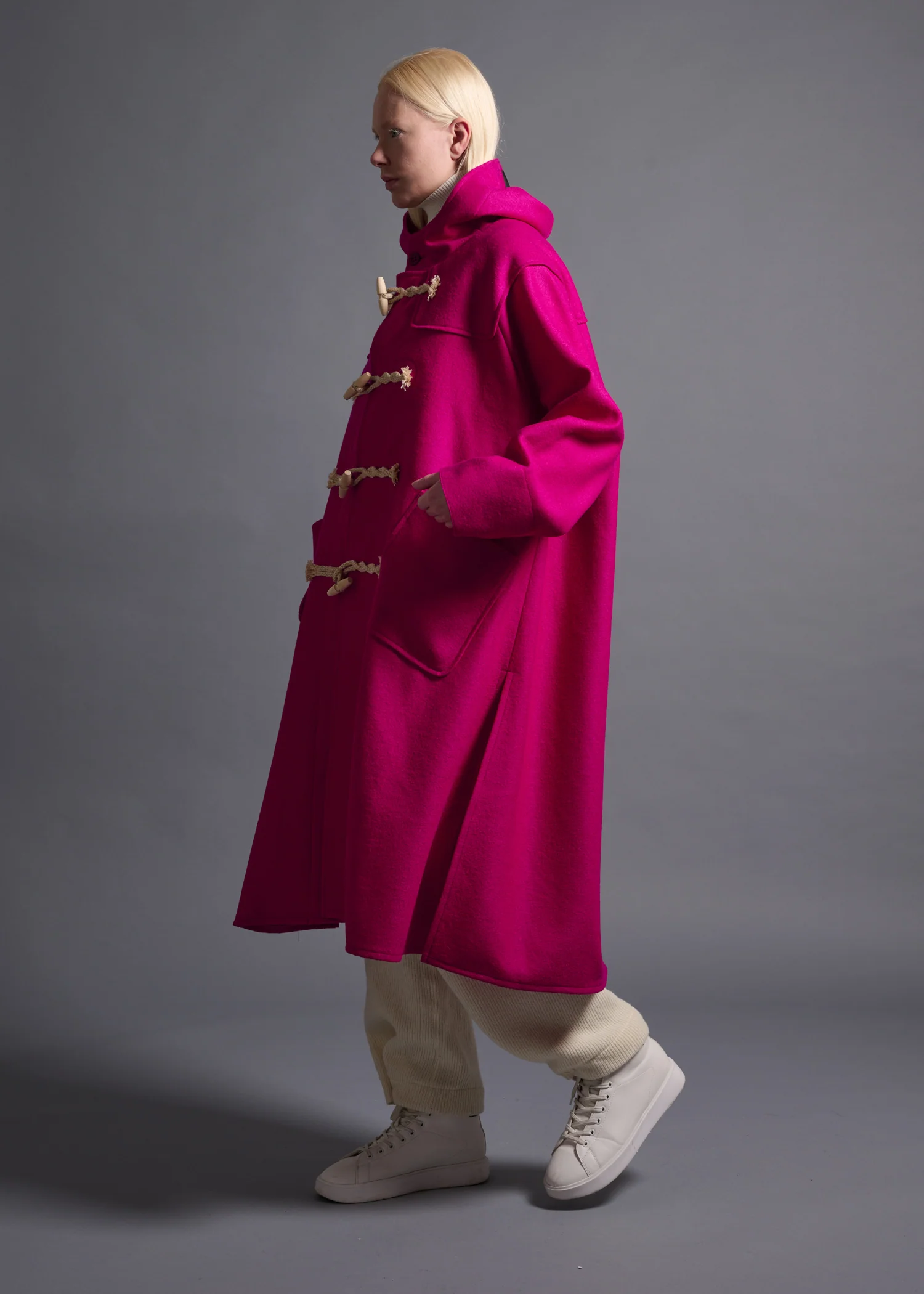 44 MONICA DUFFLE COAT / MANTECO BRETAGNA JERSEY - C13 - Image 3