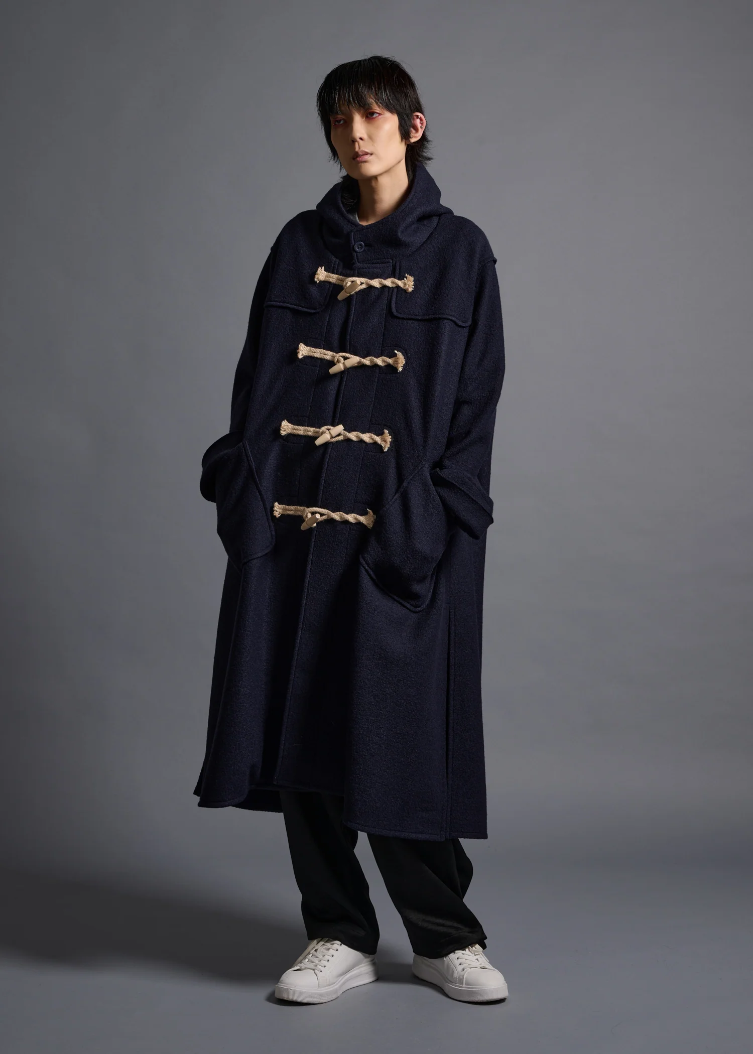 44 MONICA DUFFLE COAT / MANTECO BRETAGNA JERSEY - C13 - Image 8