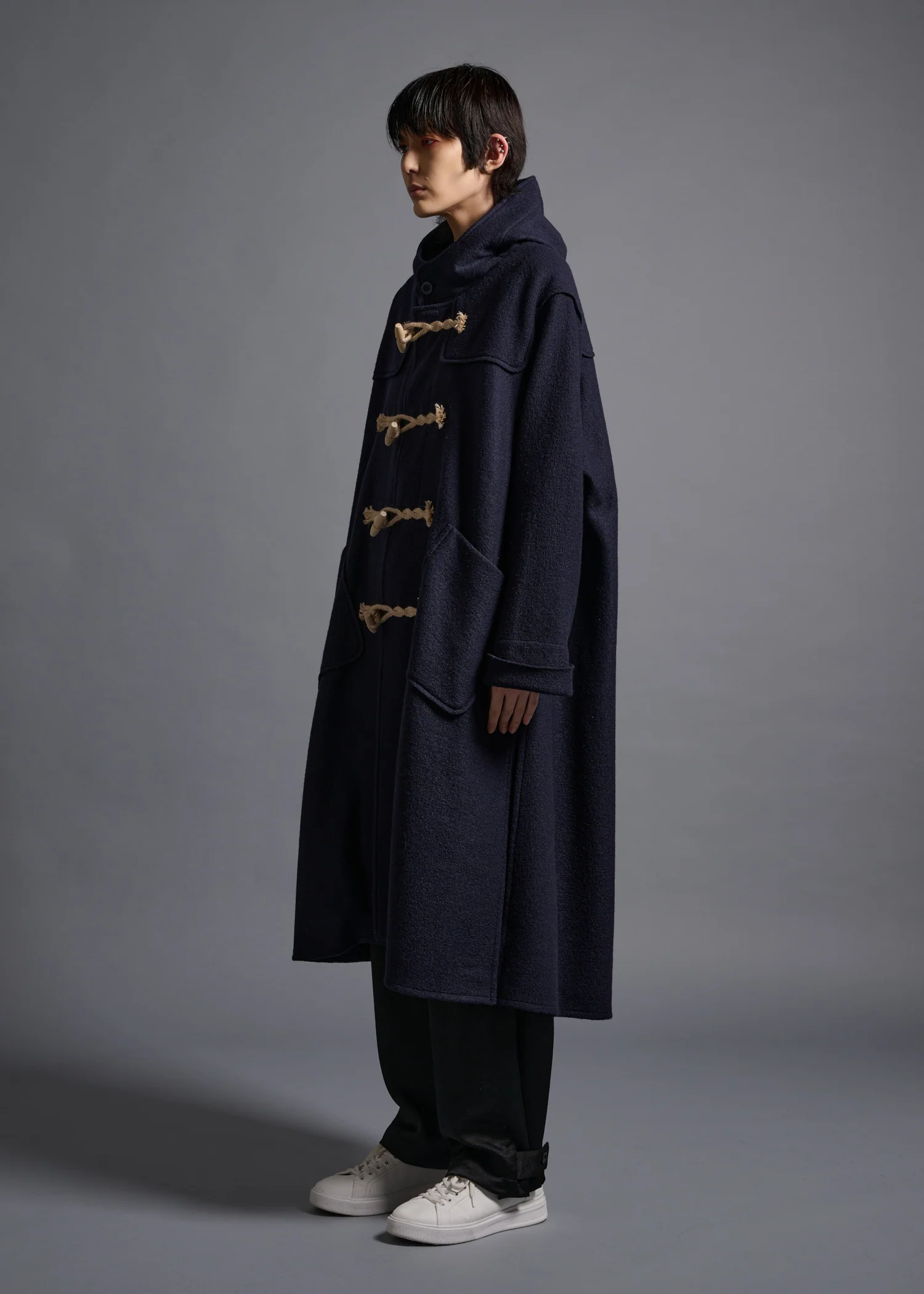 44 MONICA DUFFLE COAT / MANTECO BRETAGNA JERSEY - C13 - Image 9