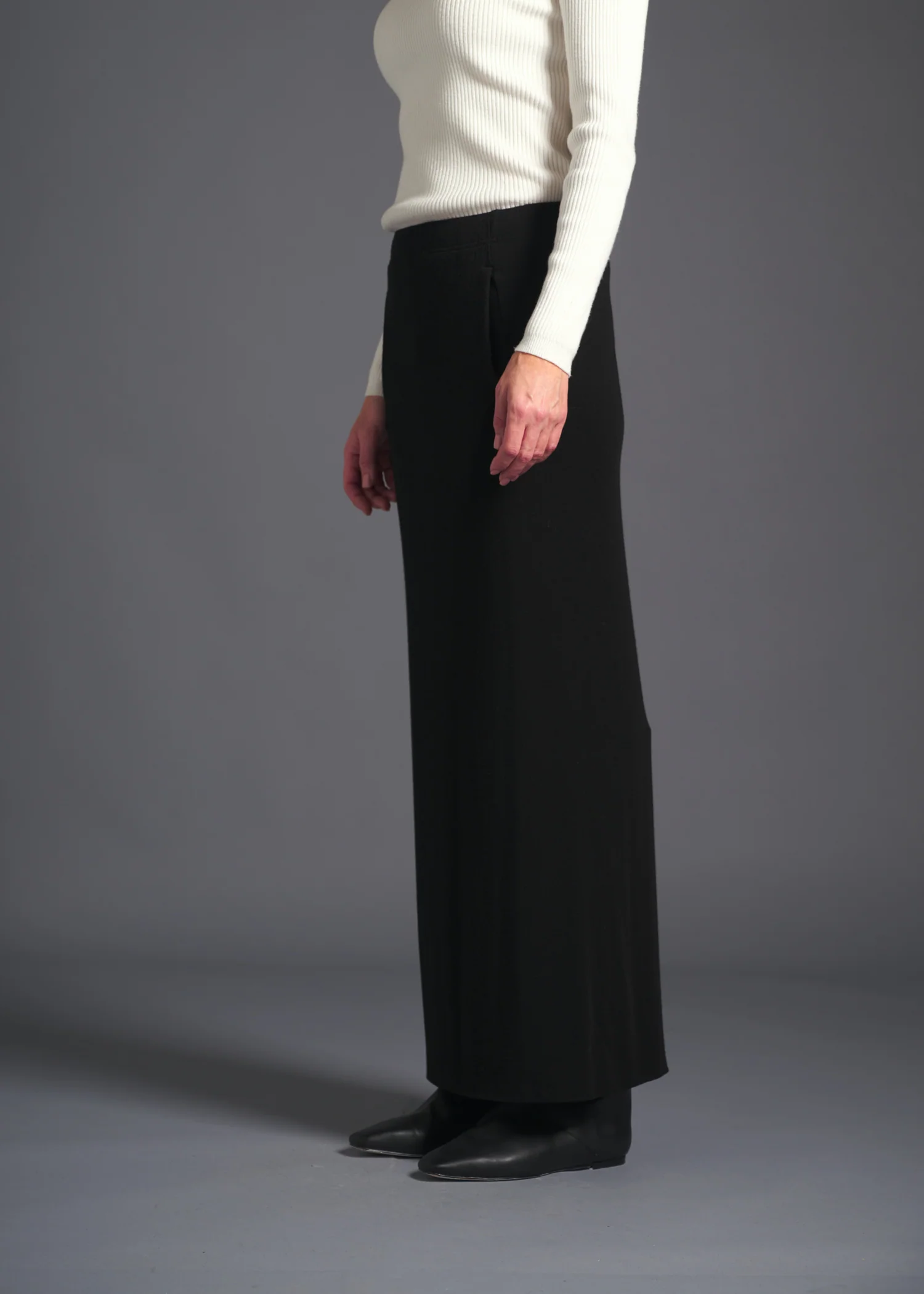 05 MONROE PENCIL SKIRT / TENCEL CASHMERE PLAIN JERSEY - C13 - Image 7
