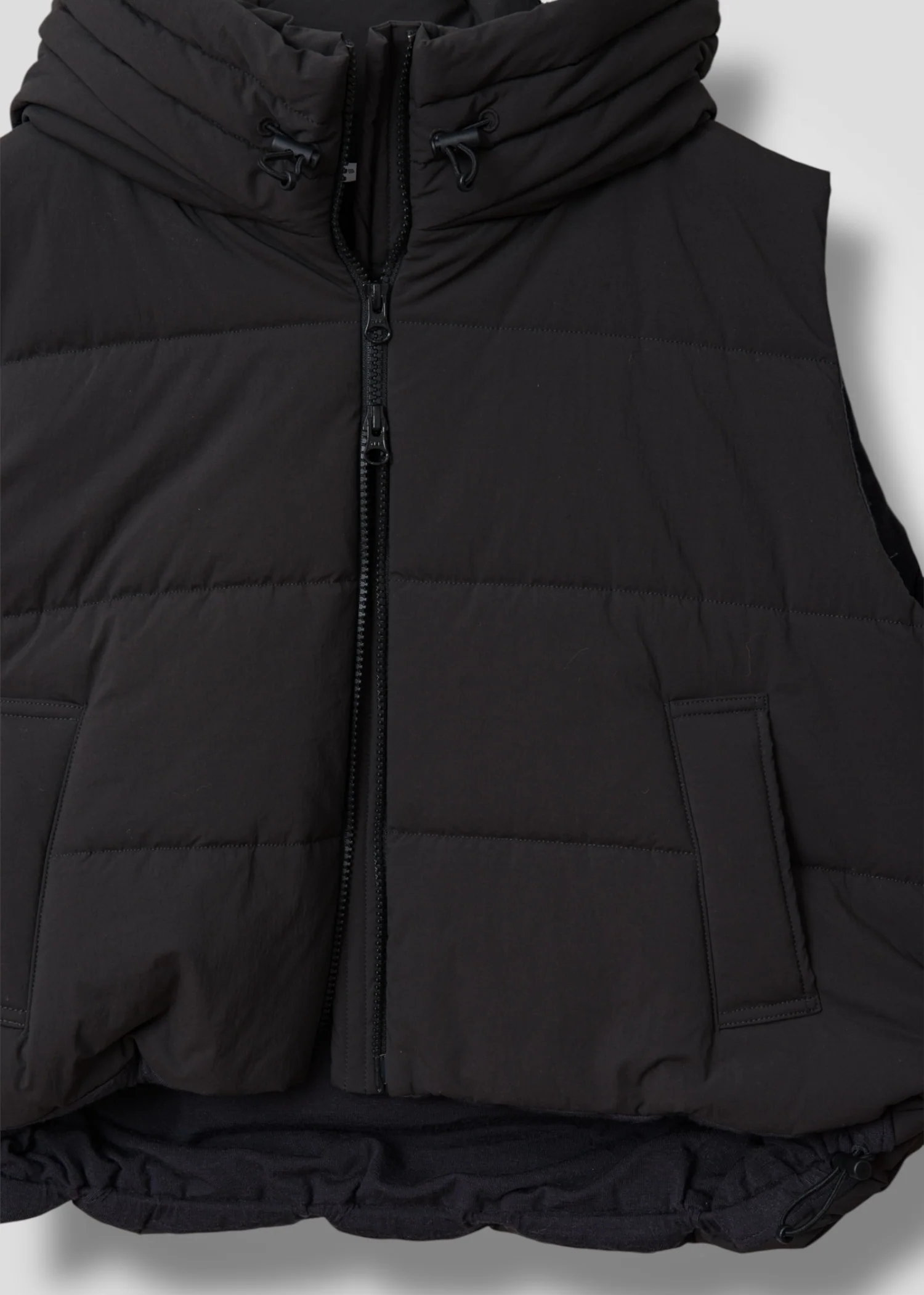 02 MORGAN HOODY CROPPED VEST / NY DRY WASH - C13 - Image 11