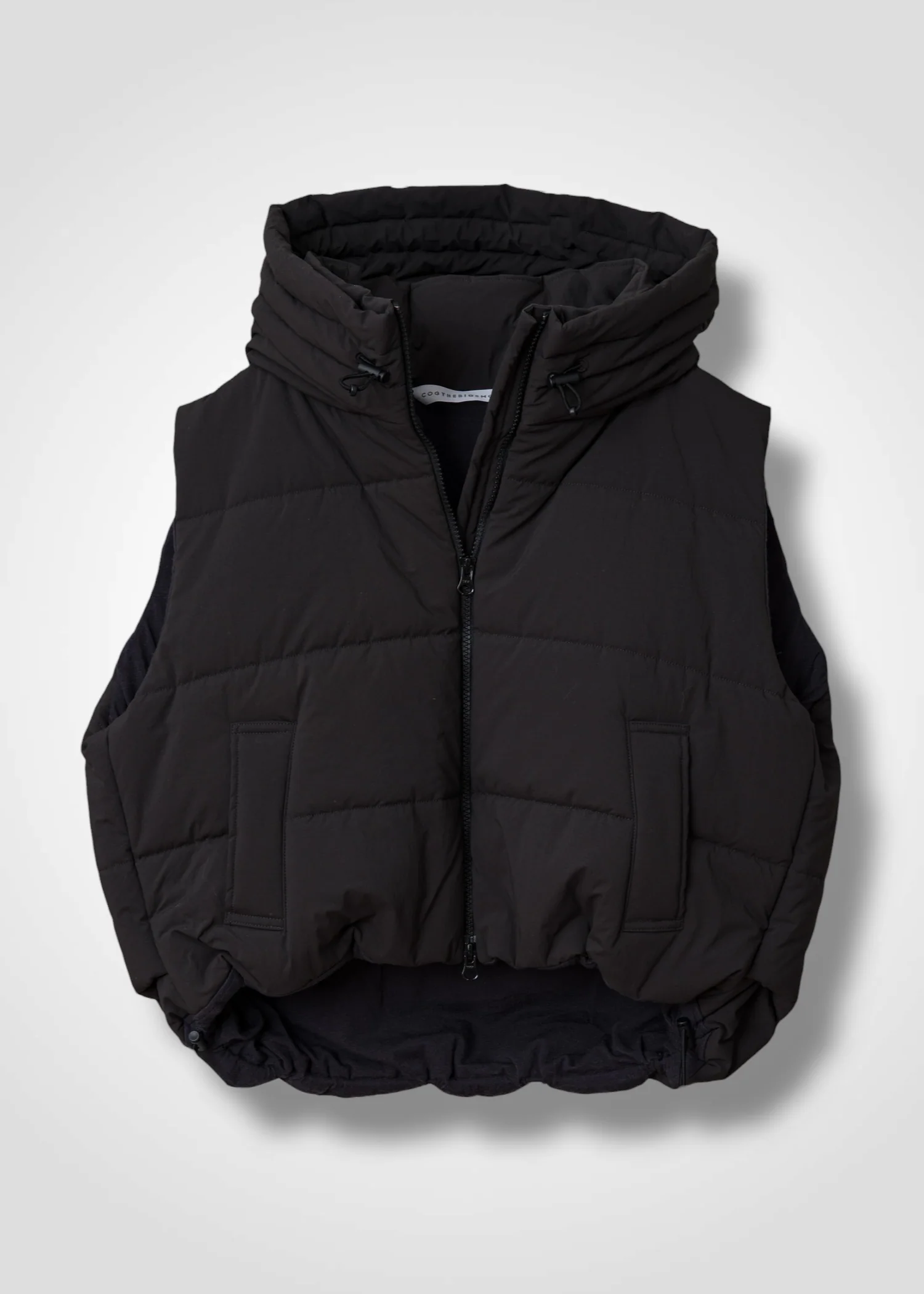 02 MORGAN HOODY CROPPED VEST / NY DRY WASH - C13 - Image 8